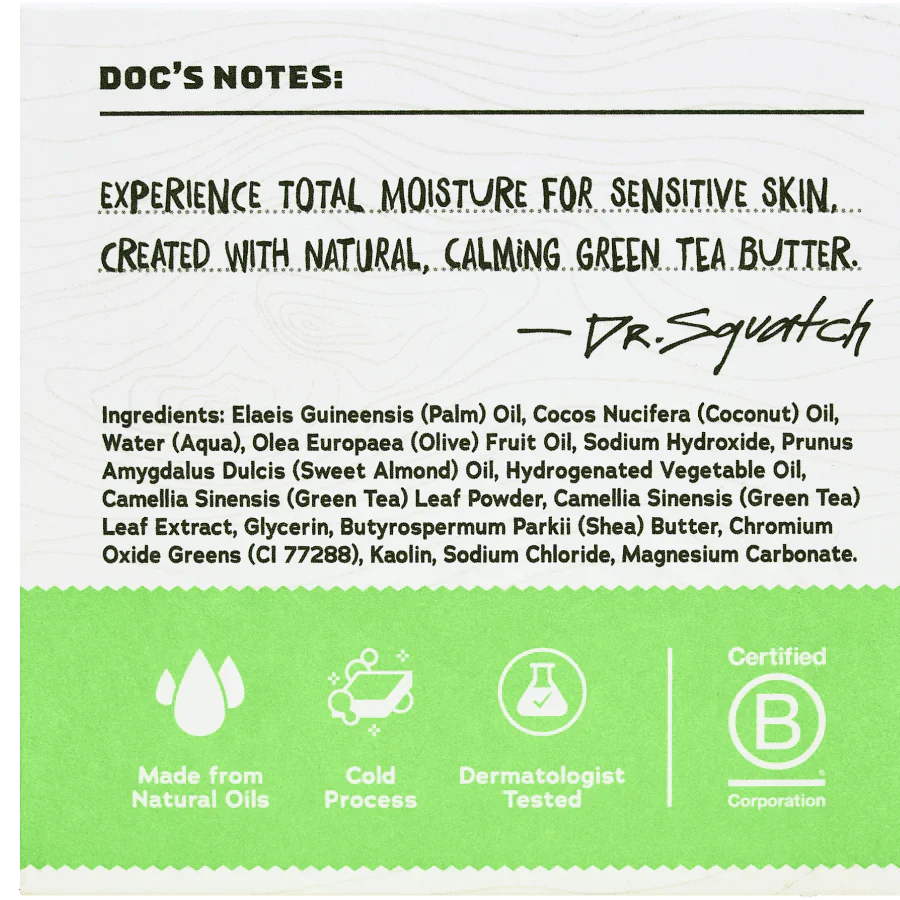Total Moisture Green Tea Butter