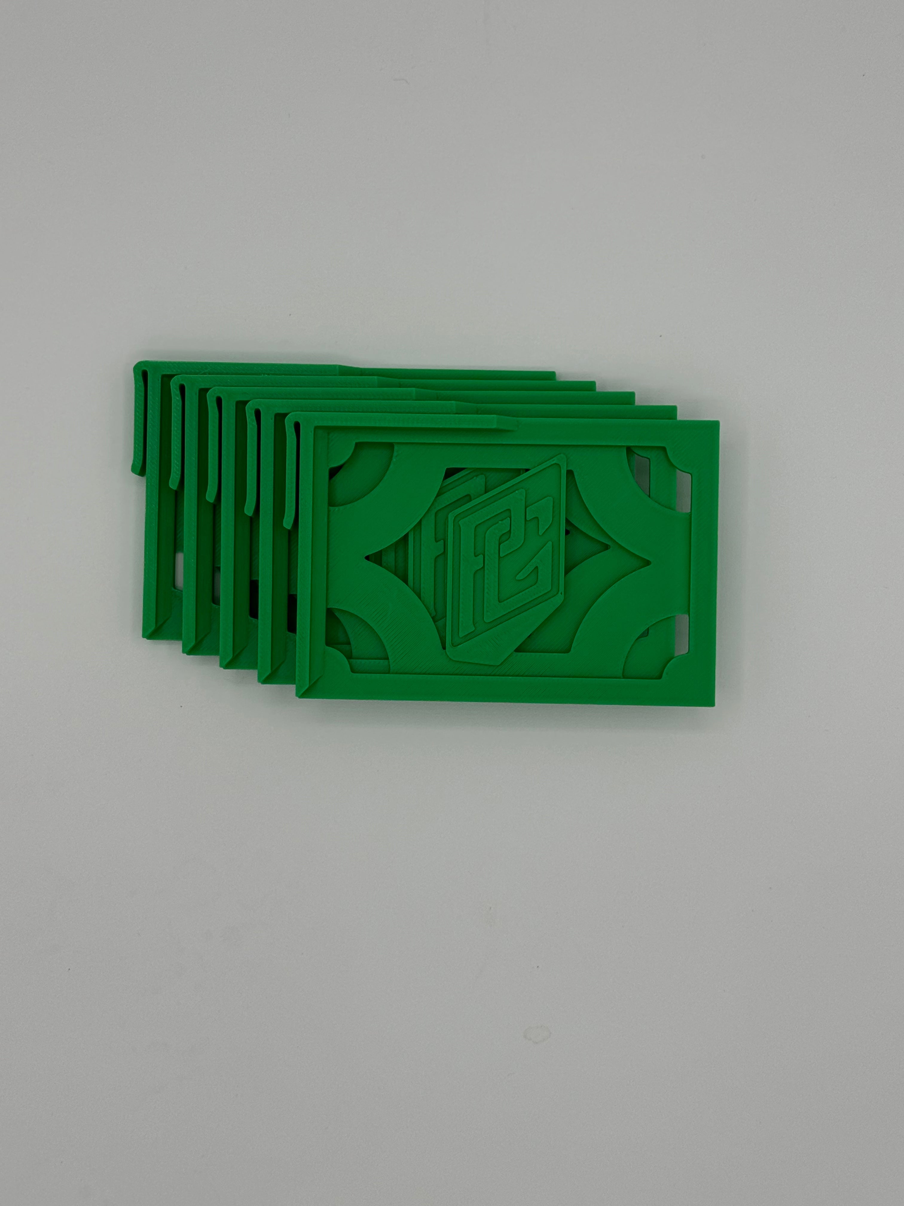 WIDE Single Row Cardboard Card Storage Clips v 3.0 - 5 Pack