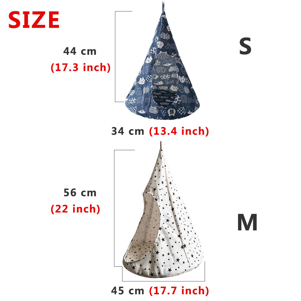 Pet Hammock With Printing Hanging for Kitten, Cat, Puppy and Dog