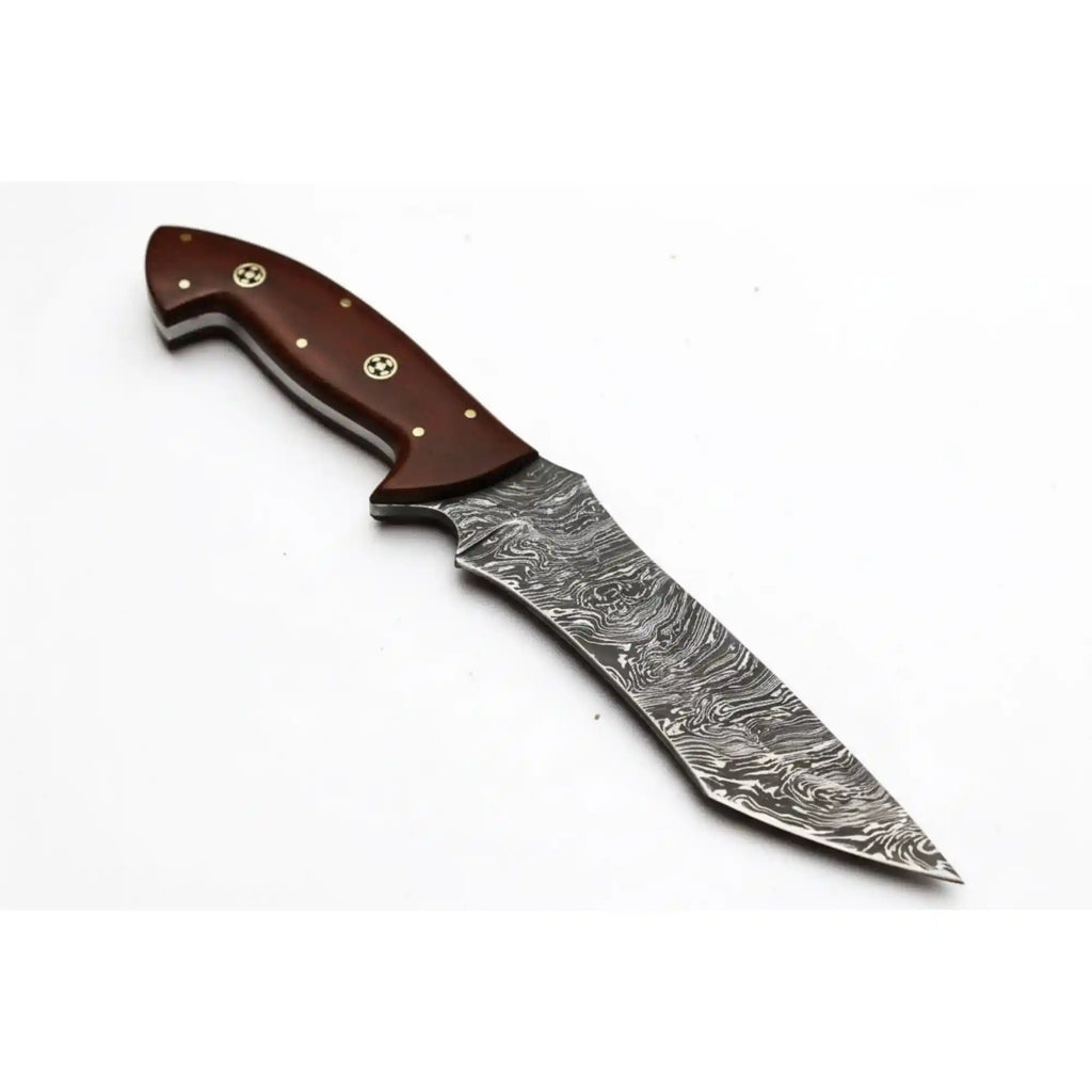Handmade Damascus Steel Hunting Skinner Knife - 10.00 Inches/  Fixed Blade Knife