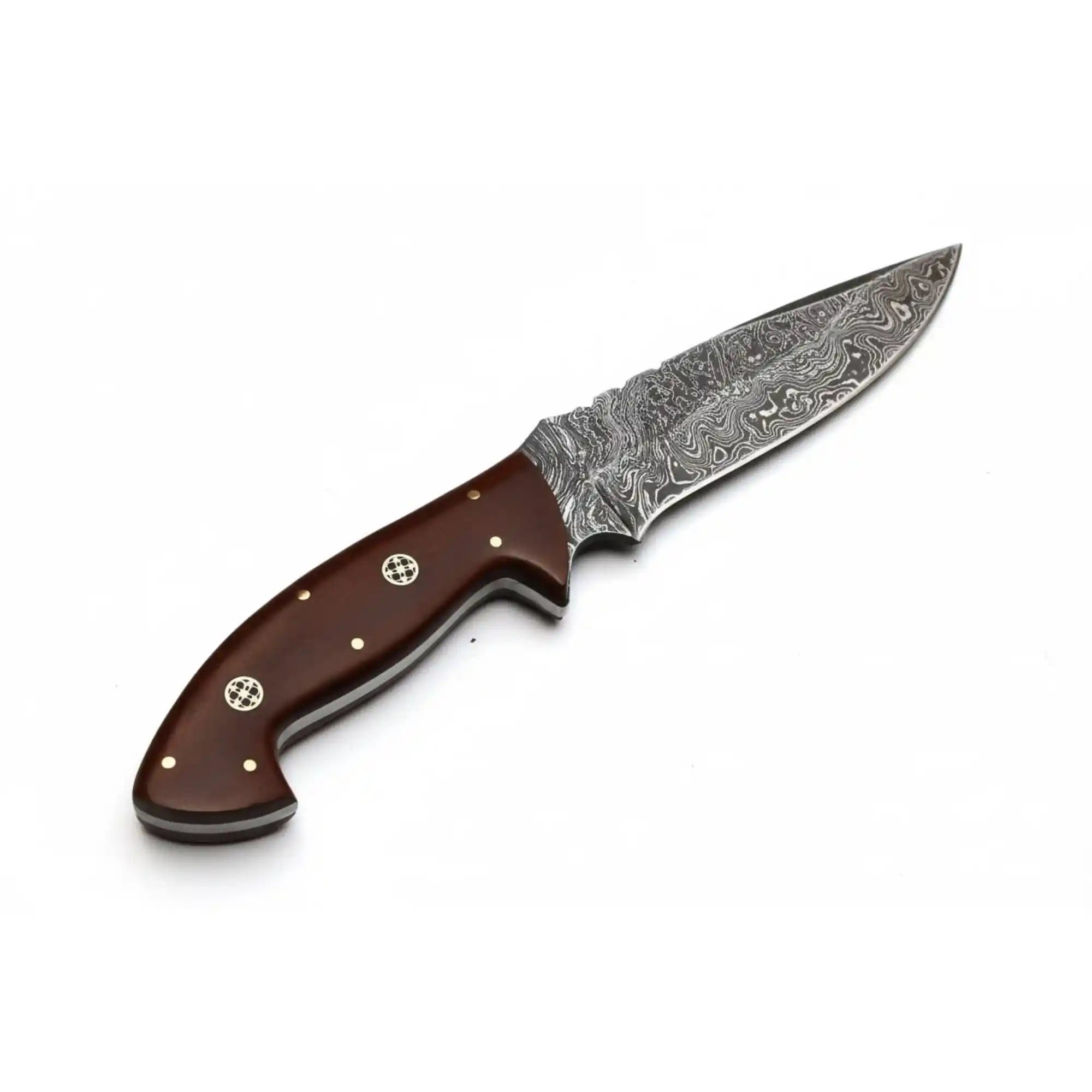 Handmade Damascus Steel Hunting Skinner Knife - 10.00 Inches/  Fixed Blade Knife