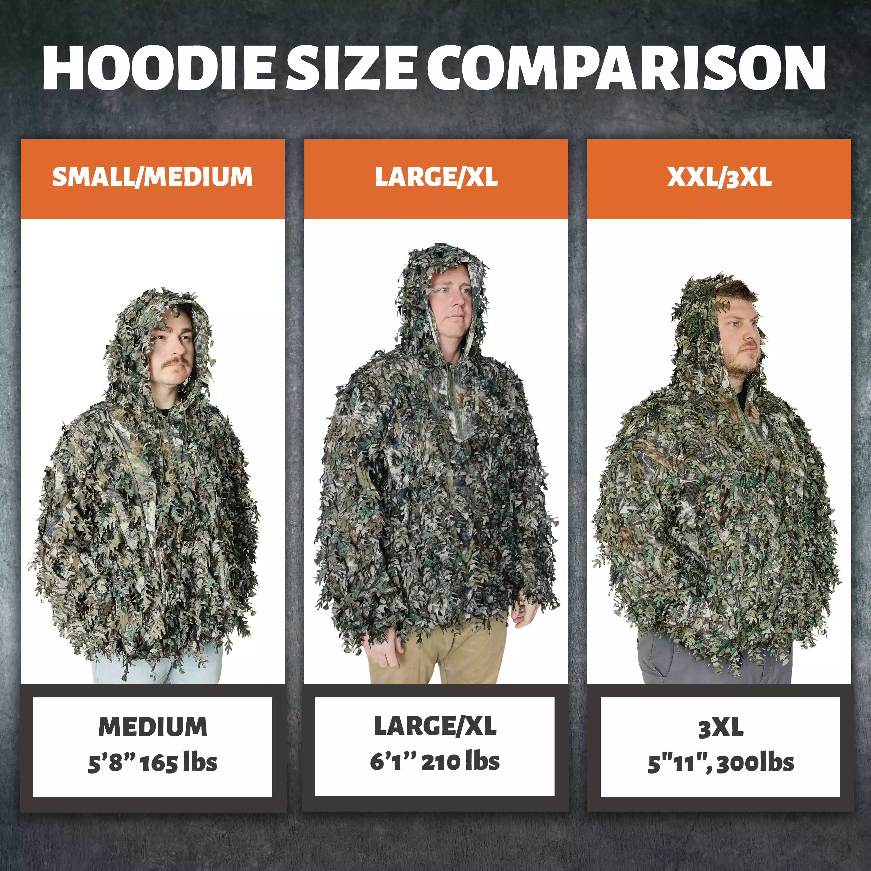 3D Leafy Camo Suits and Hoodies, Mossy Oak Patterns