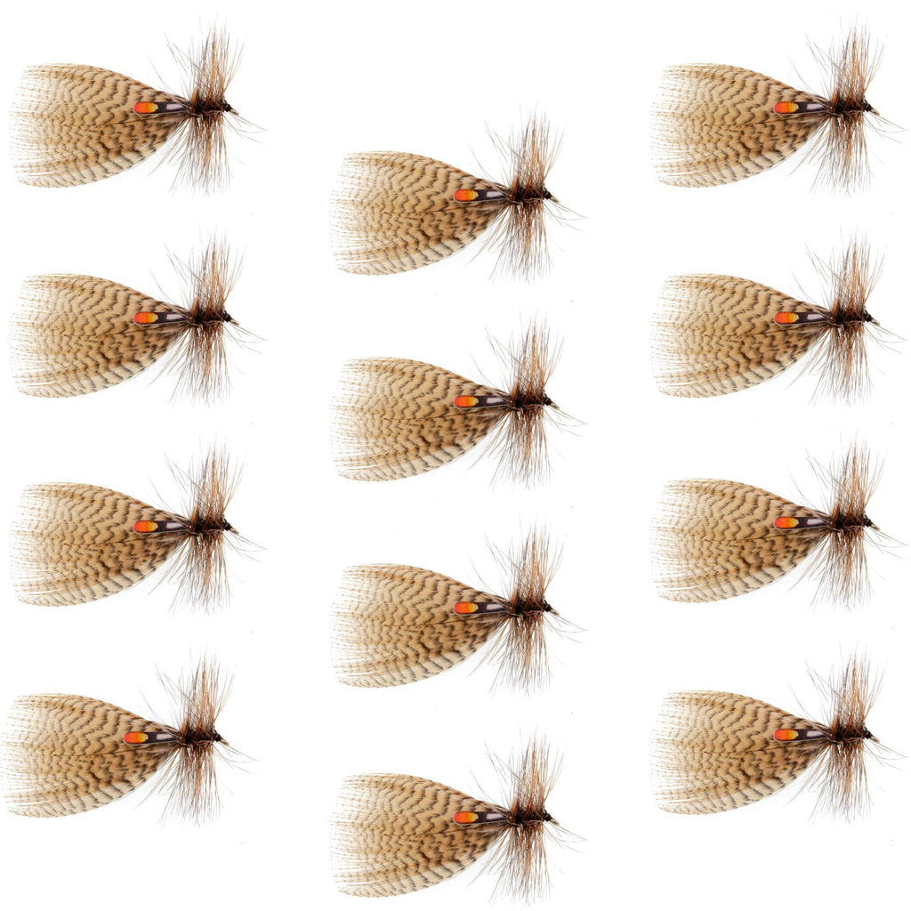 Hornberg Special Trout and Bass Streamer or Dry Fly - 12 Flies - Hook Size 6