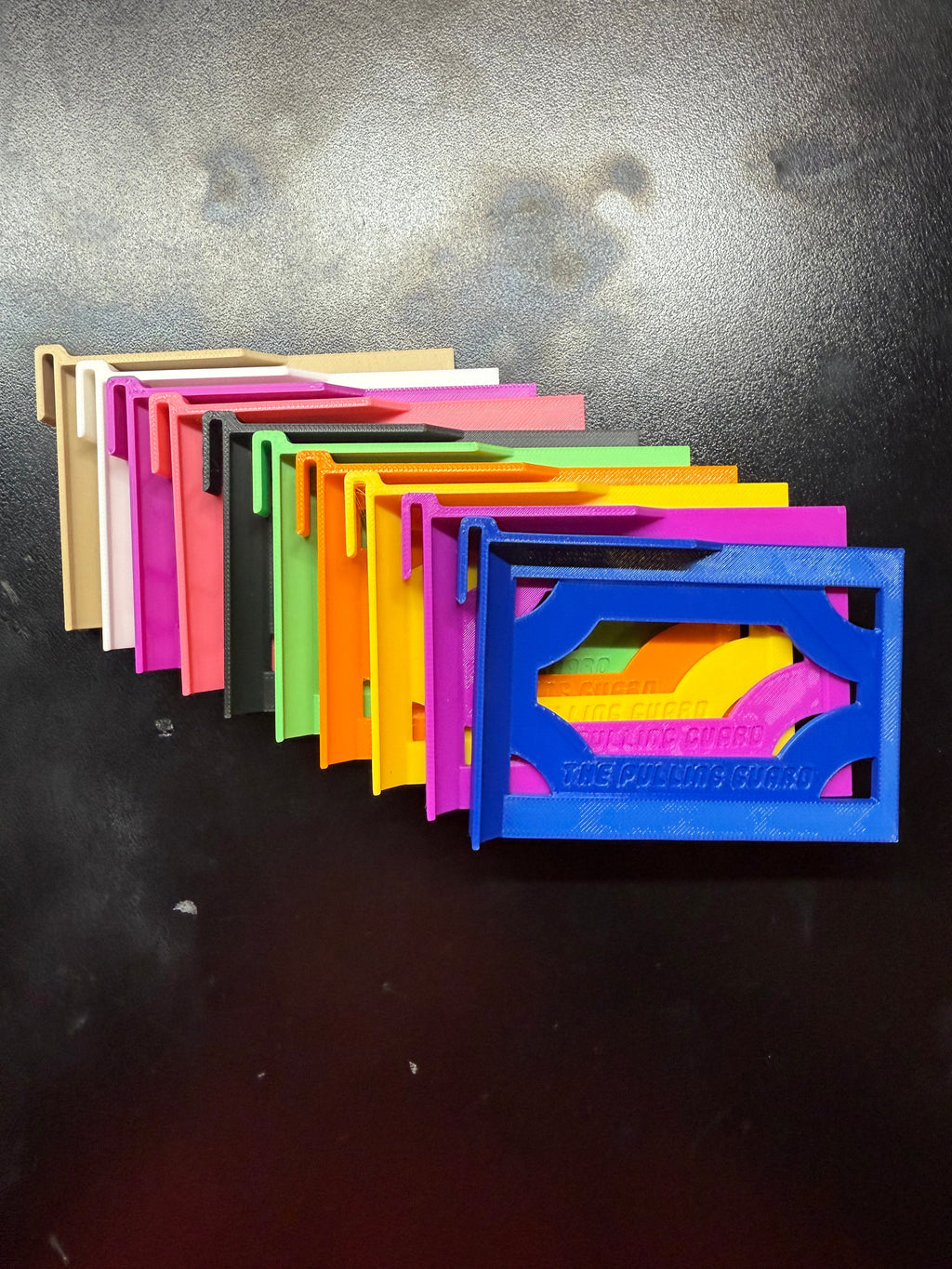 WIDE 20 Pack - Card Storage Clips for Single Row Boxes - Single Color Bulk Packs