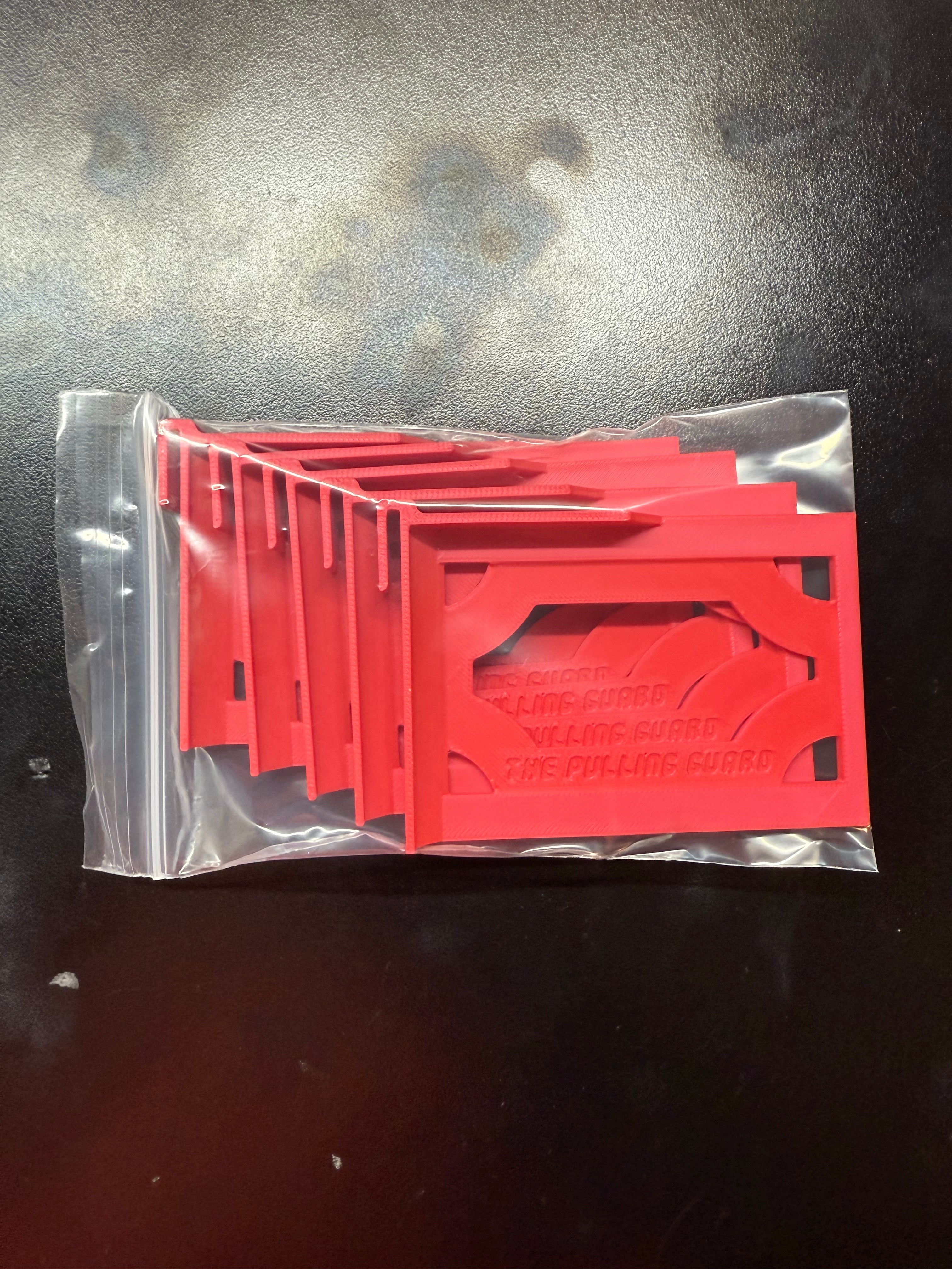 WIDE 20 Pack - Card Storage Clips for Single Row Boxes - Single Color Bulk Packs