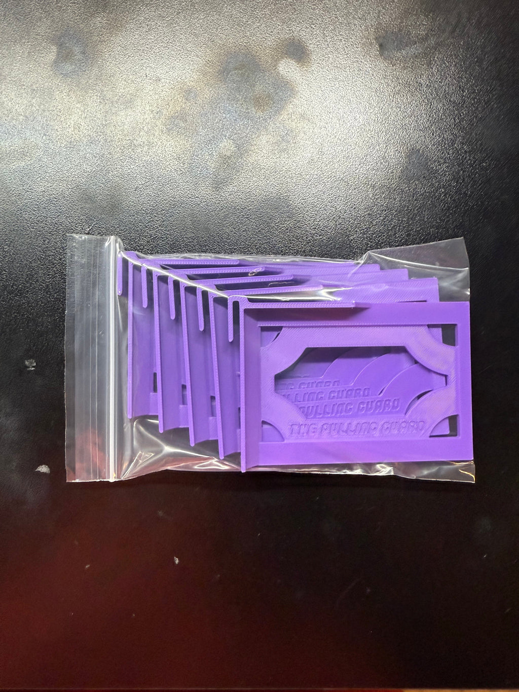 WIDE 20 Pack - Card Storage Clips for Single Row Boxes - Single Color Bulk Packs