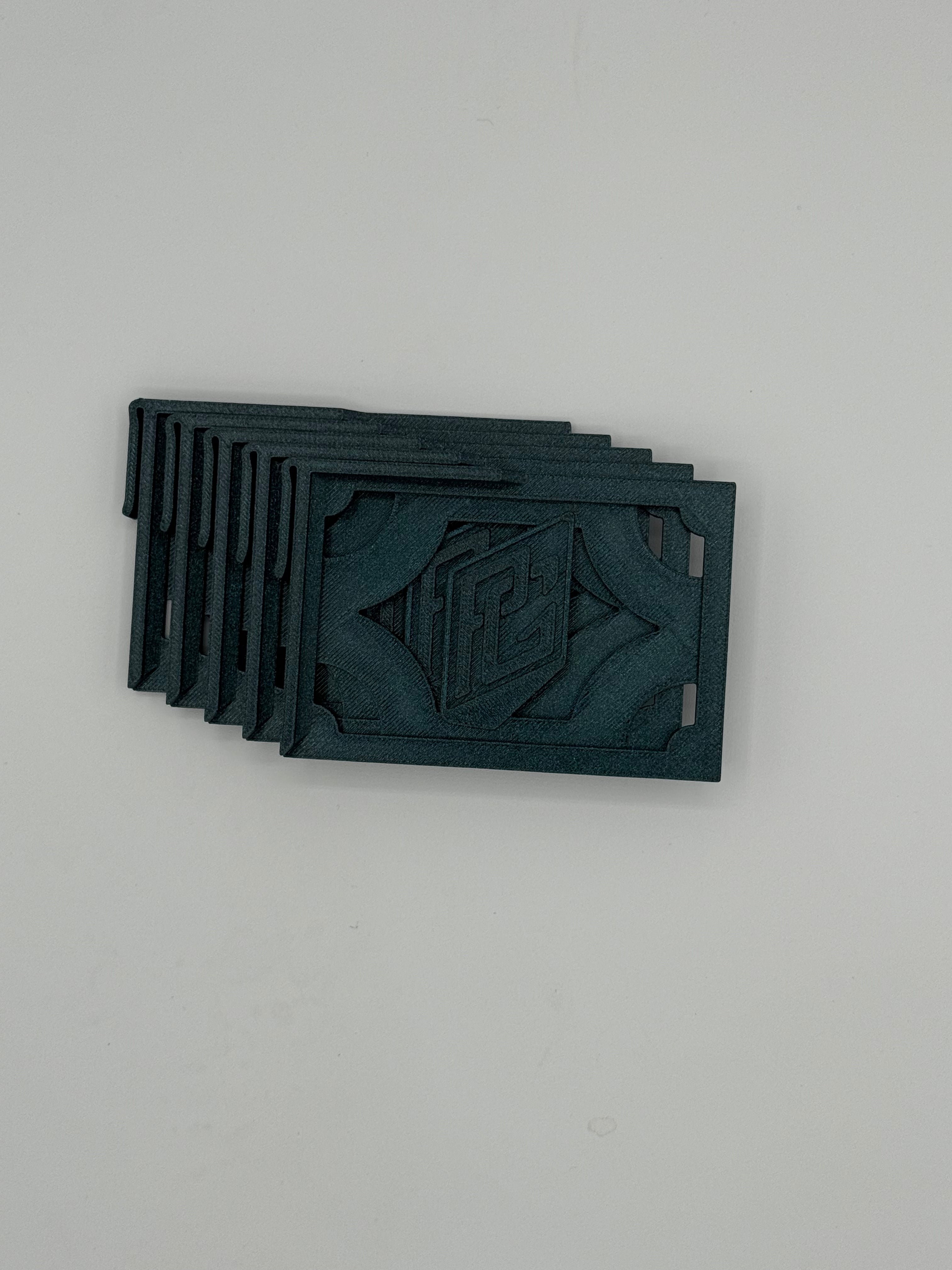 WIDE Single Row Cardboard Card Storage Clips v 3.0 - 5 Pack