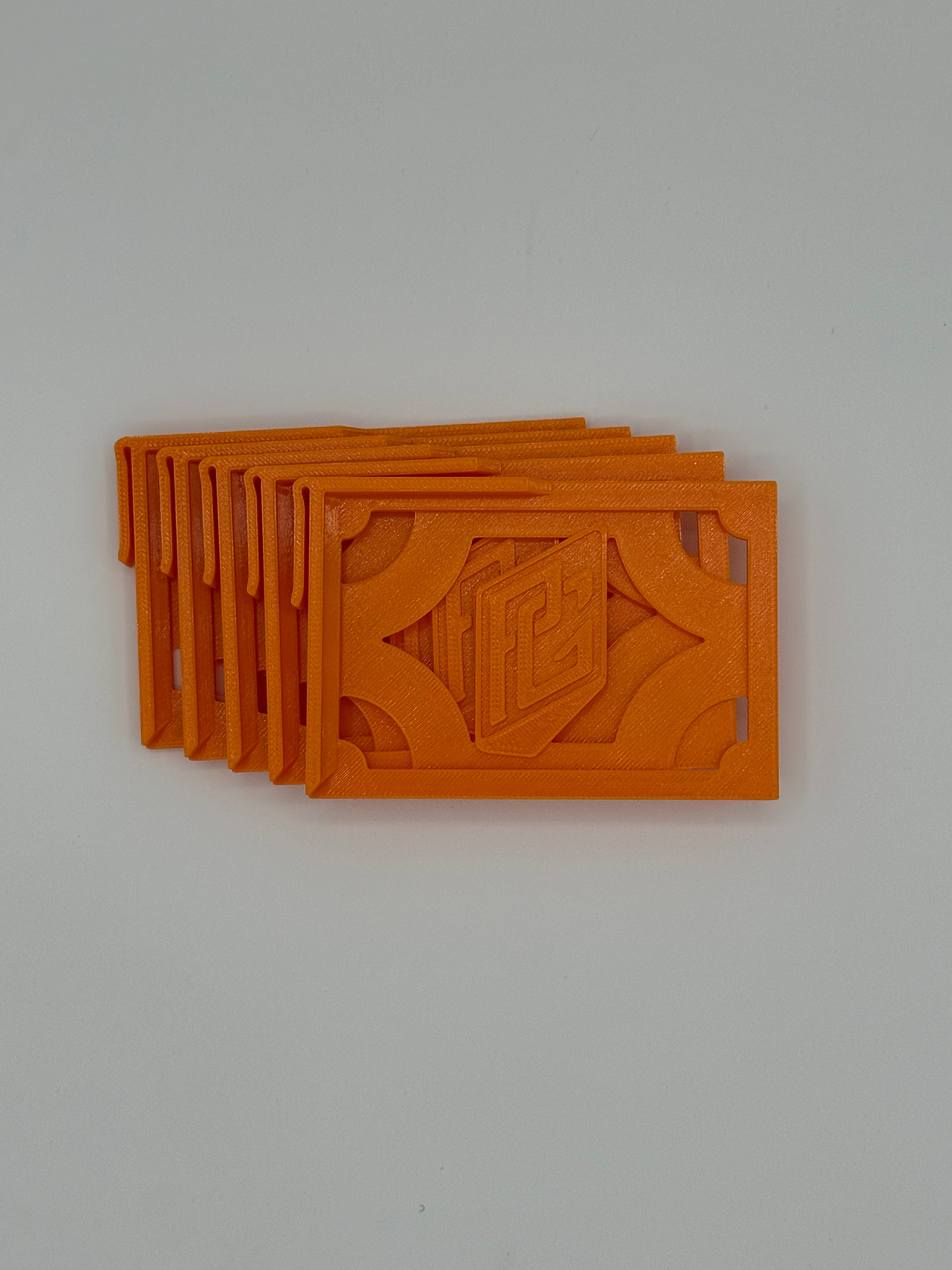 WIDE Single Row Cardboard Card Storage Clips v 3.0 - 5 Pack