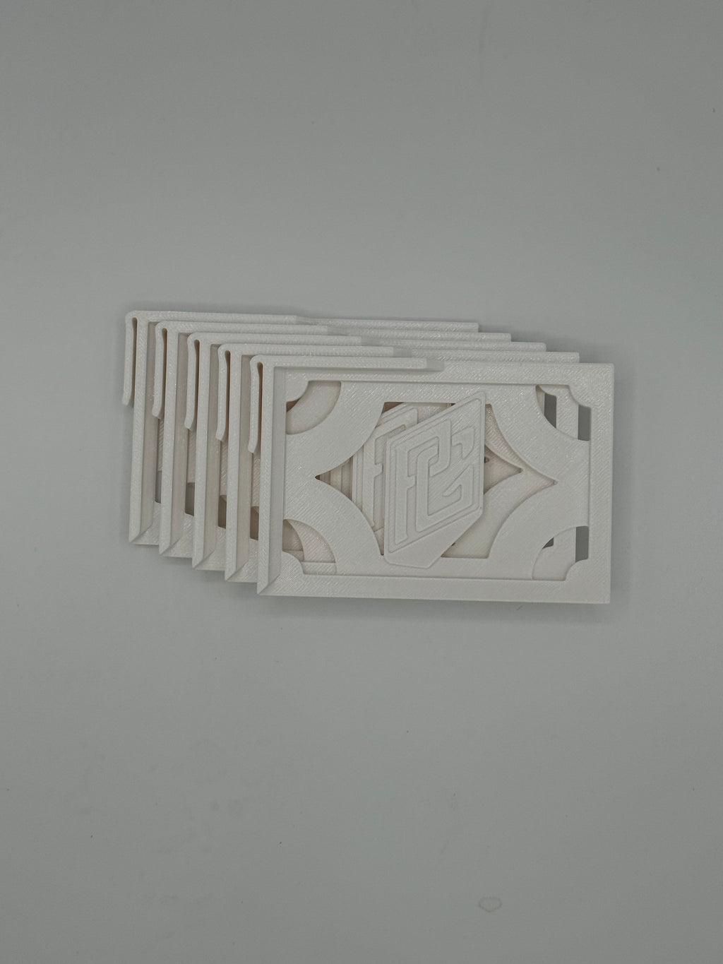 WIDE Single Row Cardboard Card Storage Clips v 3.0 - 5 Pack