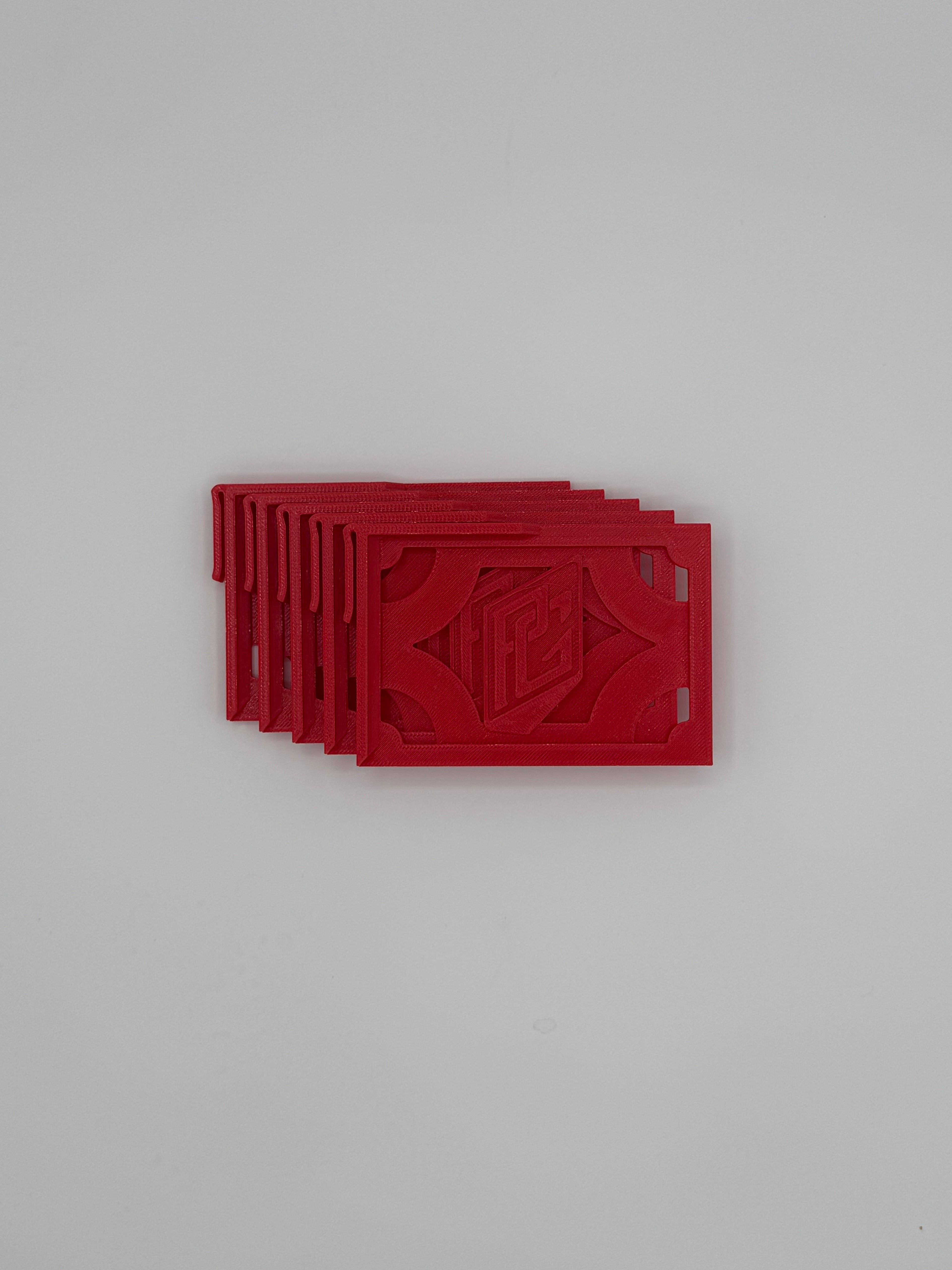 WIDE Single Row Cardboard Card Storage Clips v 3.0 - 5 Pack