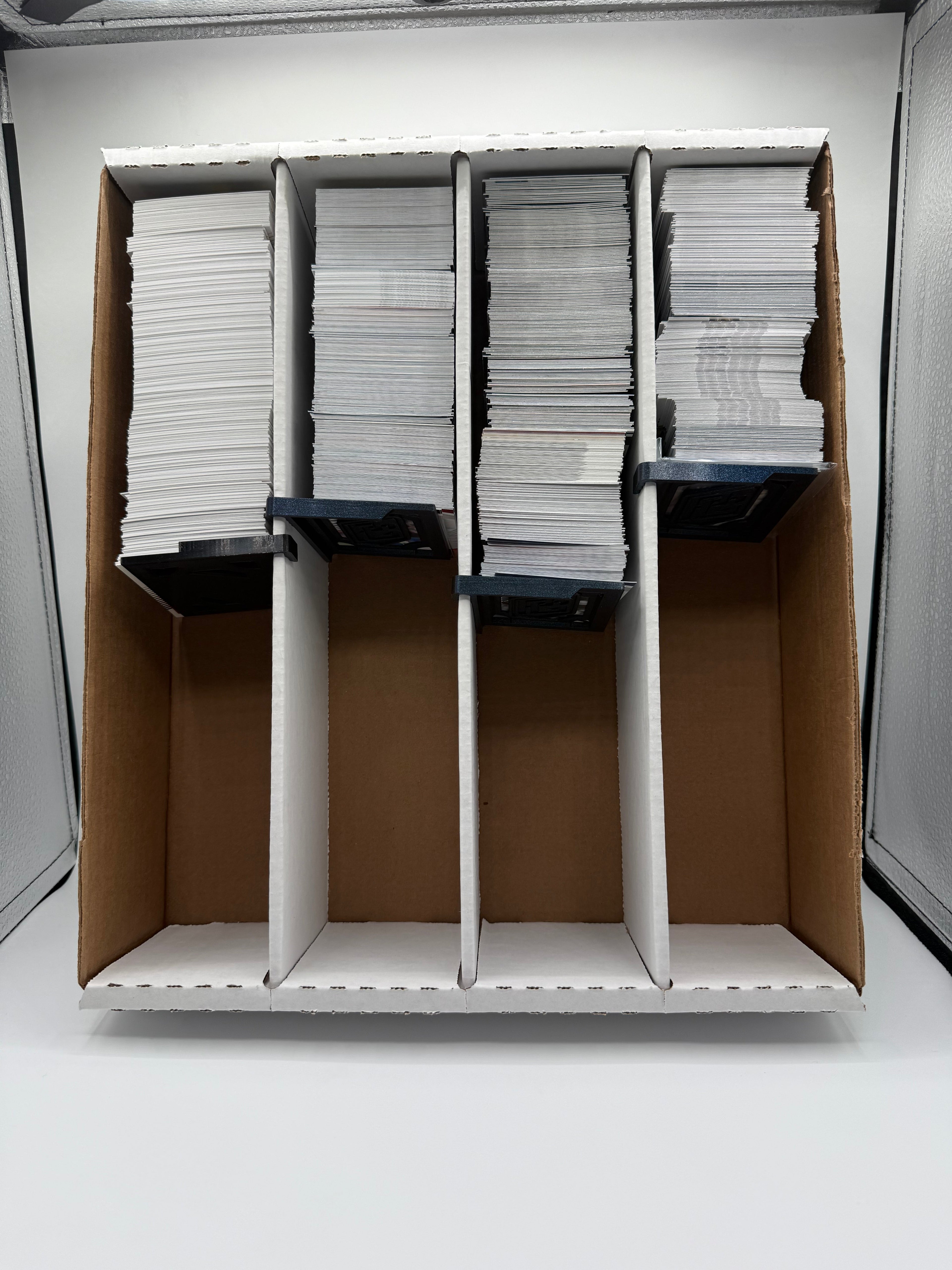 Tall 20 Pack Monster Box Card Storage Clips v 3.0  for Multi-Row Storage Boxes - by The Pulling Guard