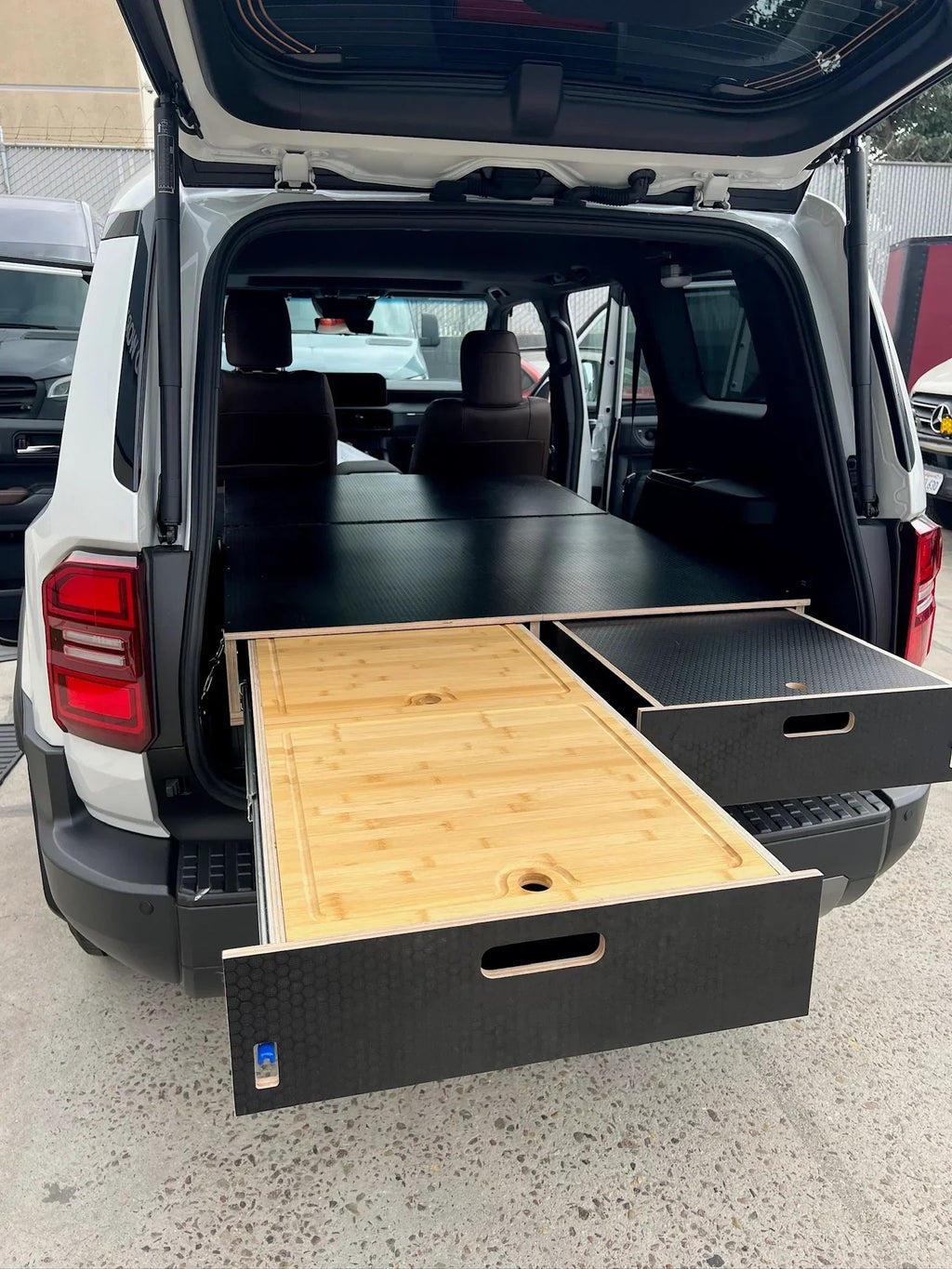 Land Cruiser 250 Dual Drawer Storage PreCut Kit - 2 Options