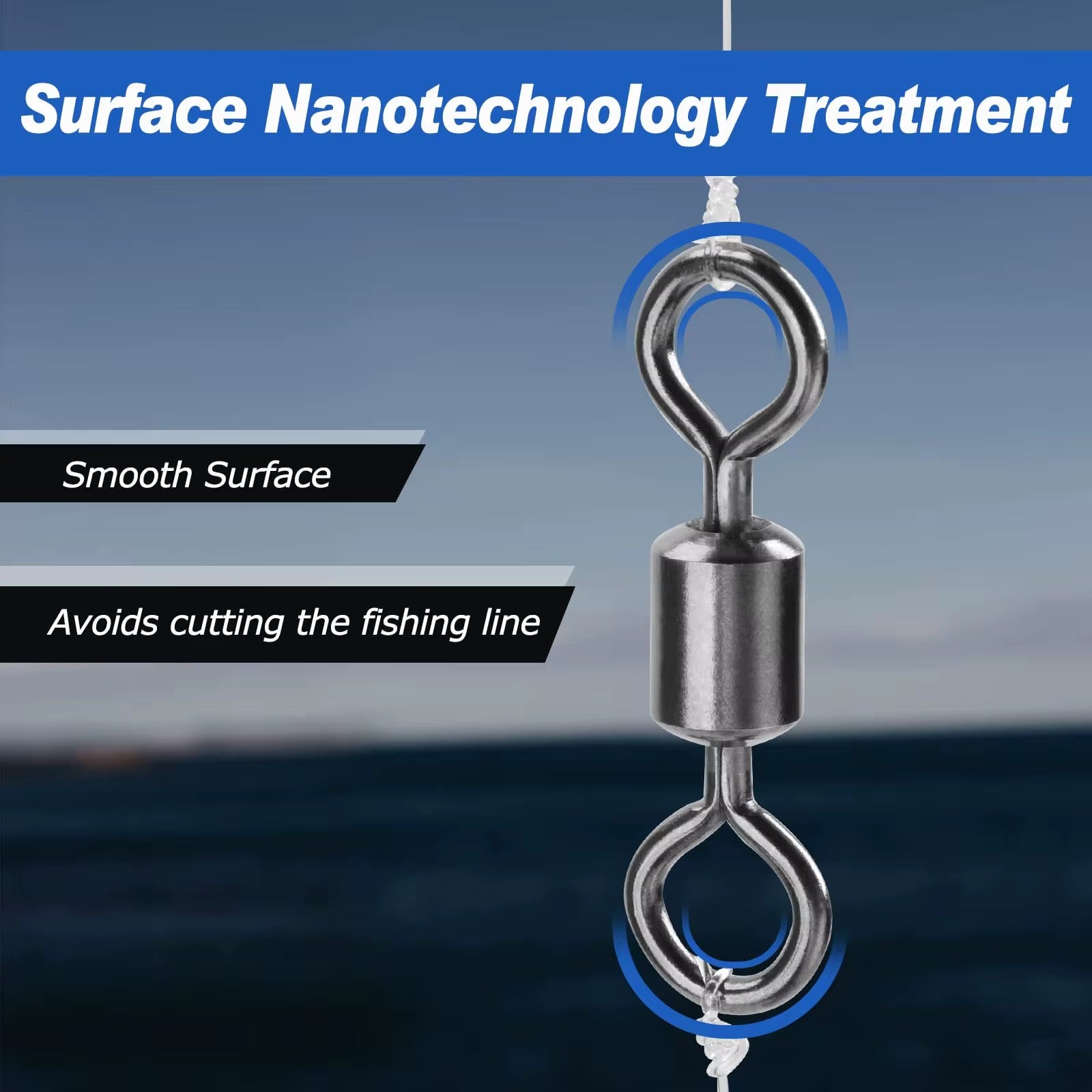 Rolling Barrel Swivels