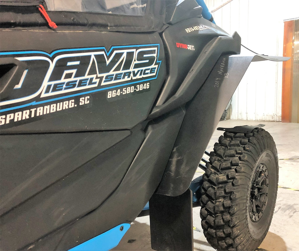 Trail Armor Super Wide Mud Flap Fender Flares for 2017+ Can-Am Maverick X3