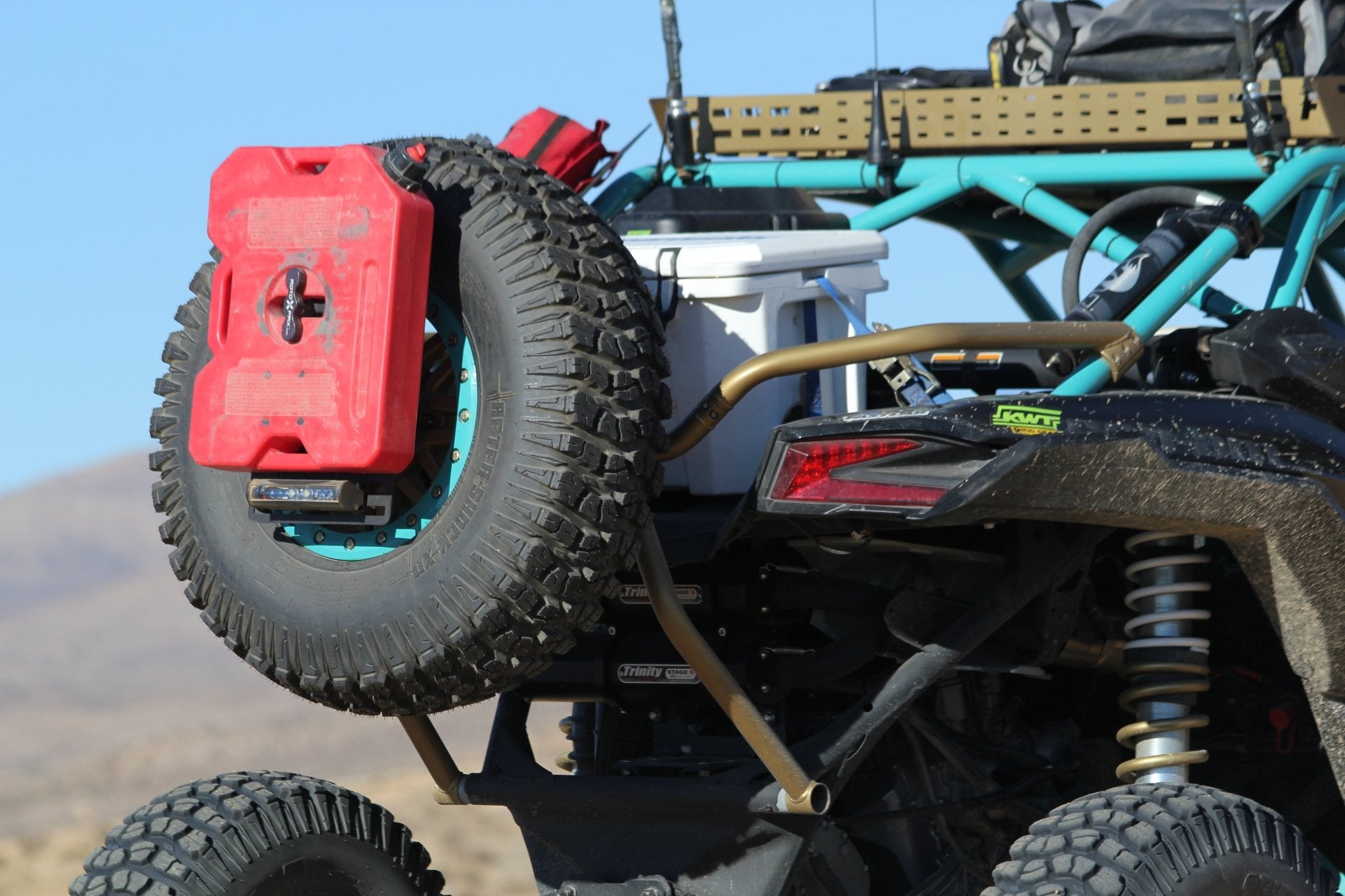 FastLab Spare Tire Carrier Molle Plate System For Spare Tire Carrier