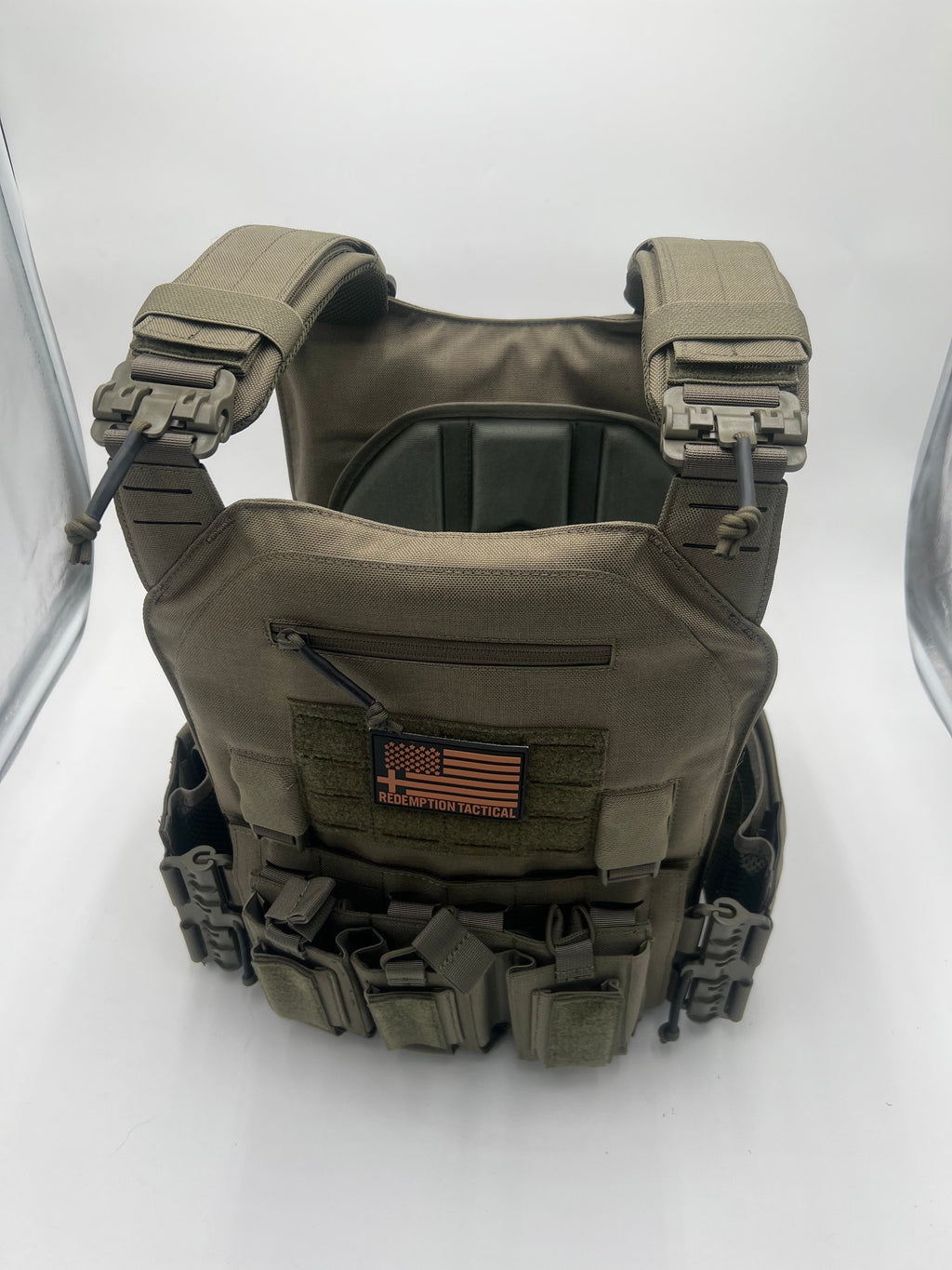 BIG BOY Crusader 2.0 XL Armor COMBO PACKAGE LIGHTWEIGHT LEVEL IV (2) XL Ceramic Front/Back Plates