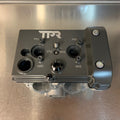 TPR010 - HARD CLEAR Billet Valve Cover W/Oilers - RZR