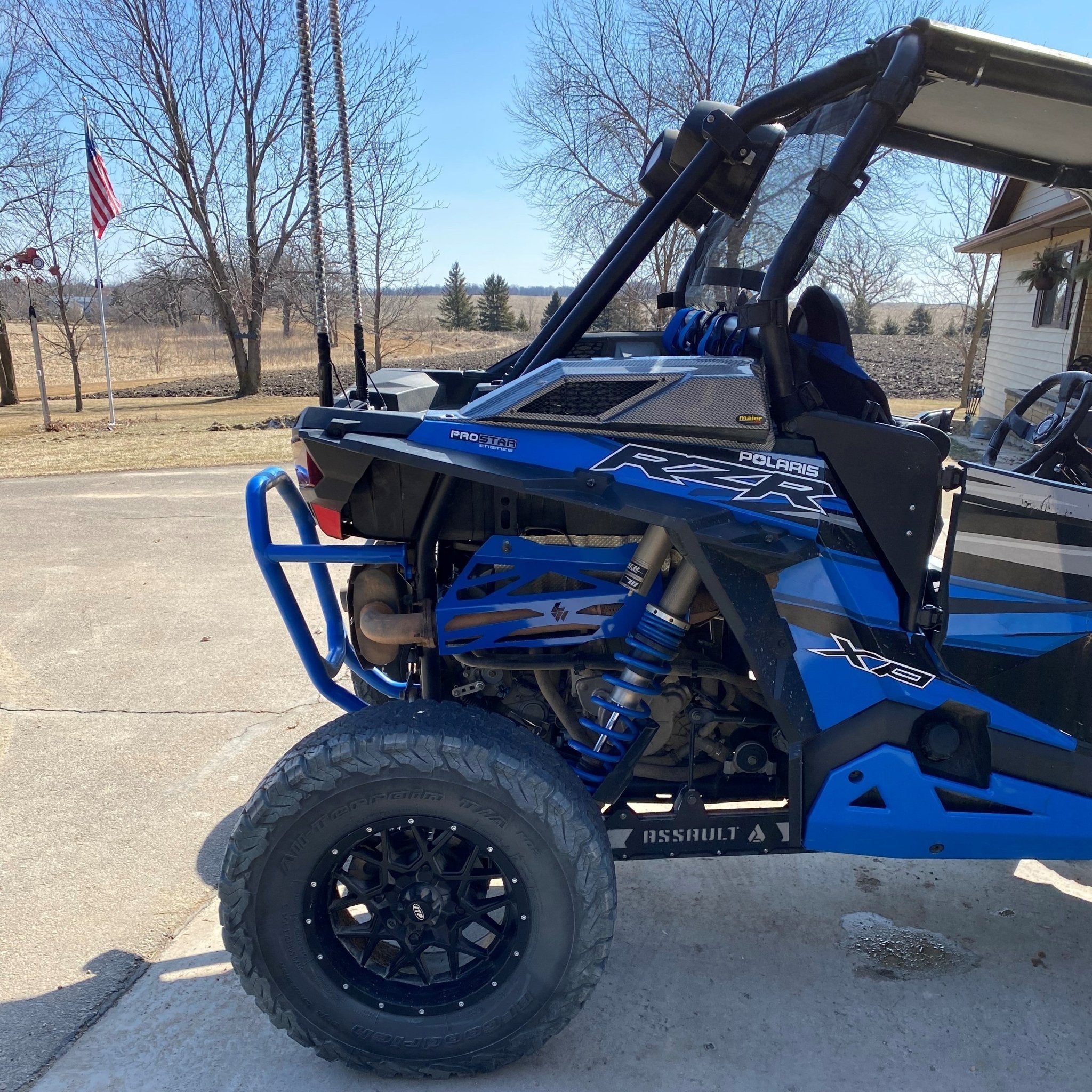 L&W Fab Exhaust Cover RZR for Turbo / Turbo S