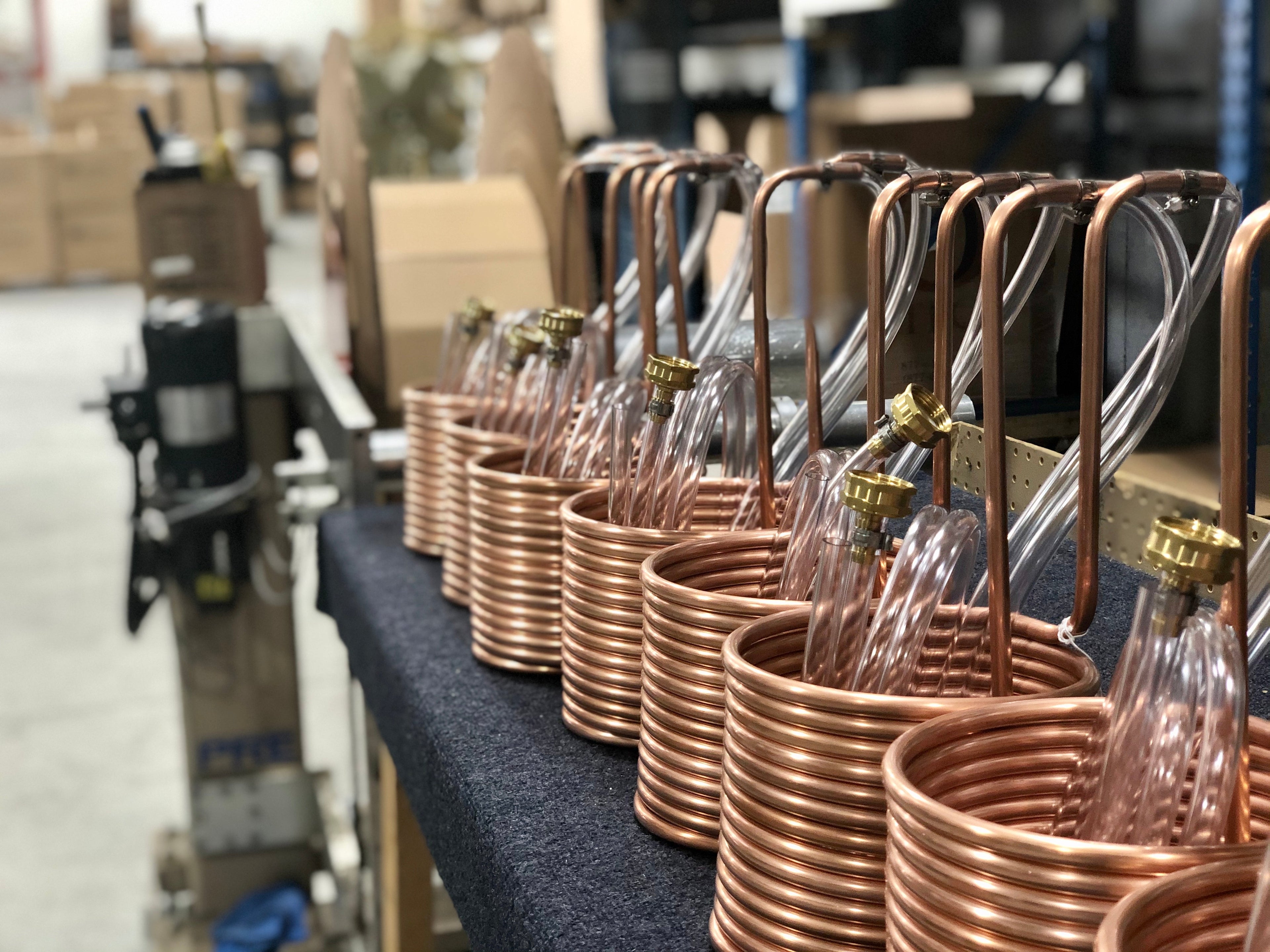 Compact Immersion Wort Chiller, Copper