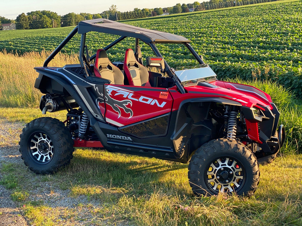 Spike Honda Talon Lower Door Inserts-Dark Tinted