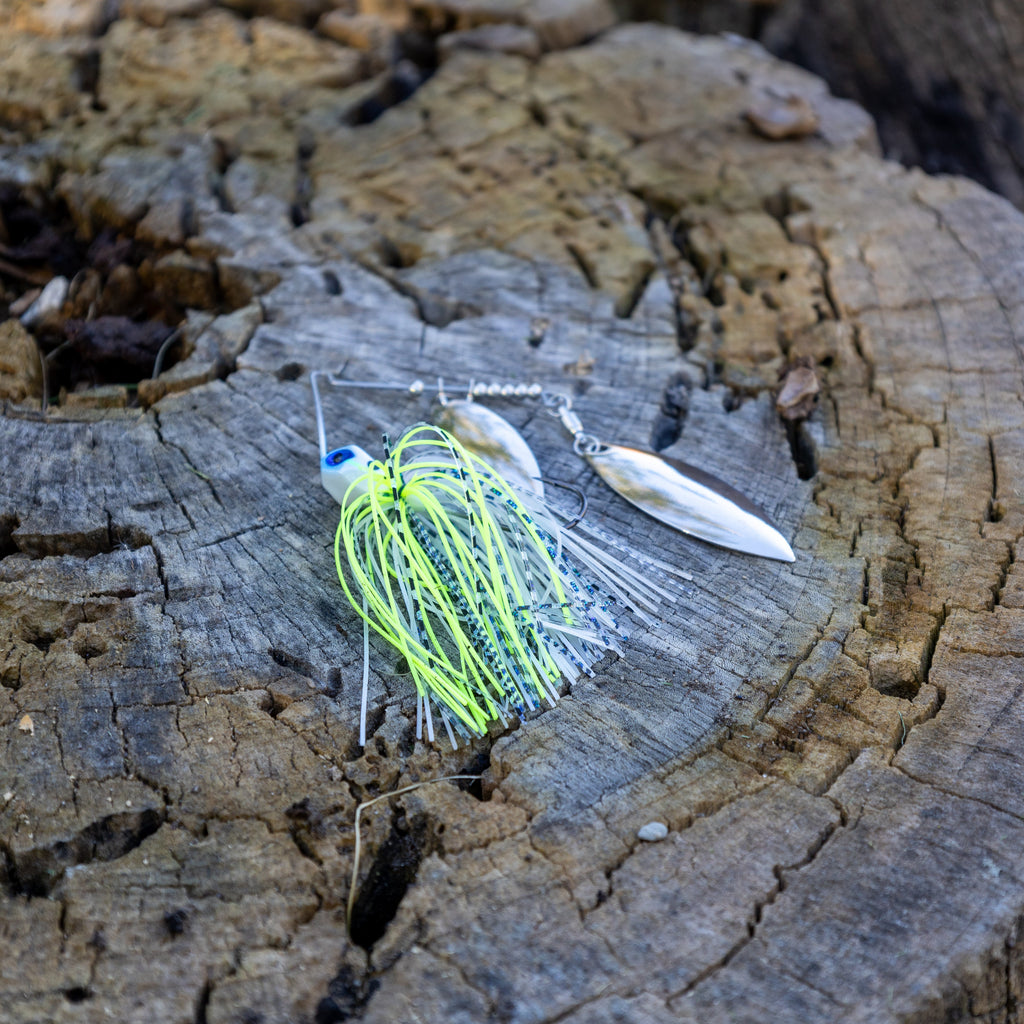 Reaction Tackle Tungsten Double Willow Blade Spinnerbait Jigs (2-Pack) - New