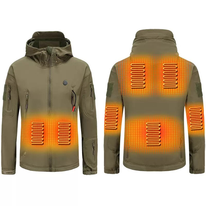 LITEGUEST 7-Zone Heated Camo Jacket | USB Powered Winter Hunting Gear