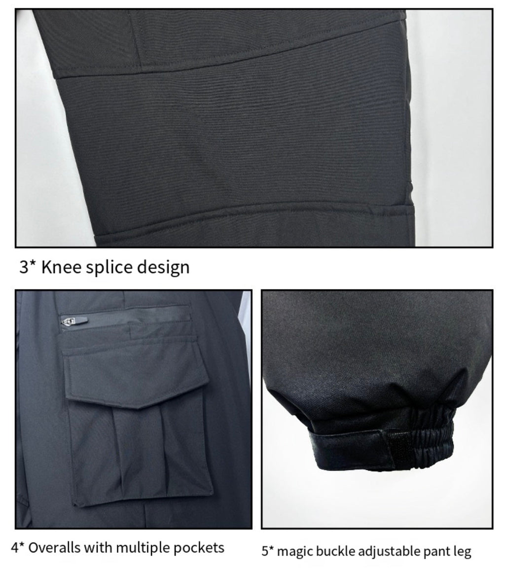 LITEGUEST 18-Zone Heated Pants for Extreme Cold Riding & Skiing