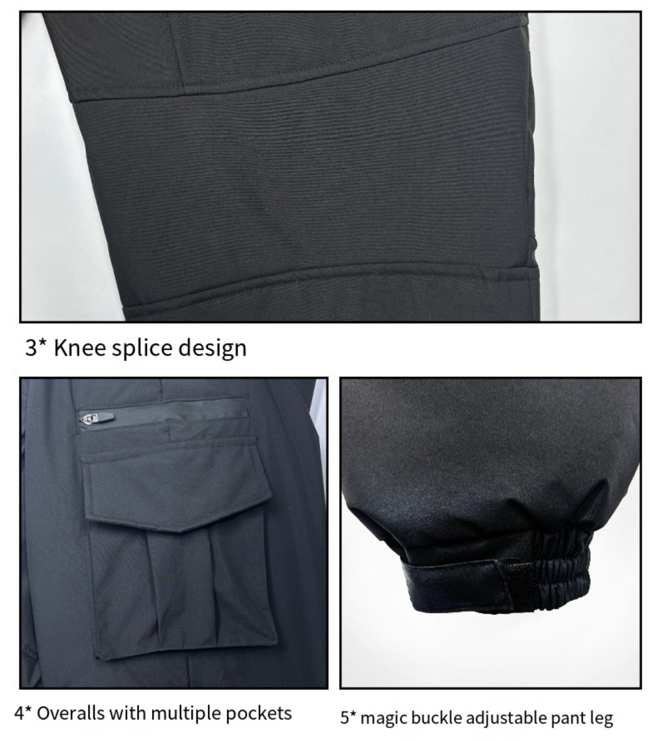 LITEGUEST 18-Zone Heated Pants for Extreme Cold Riding & Skiing