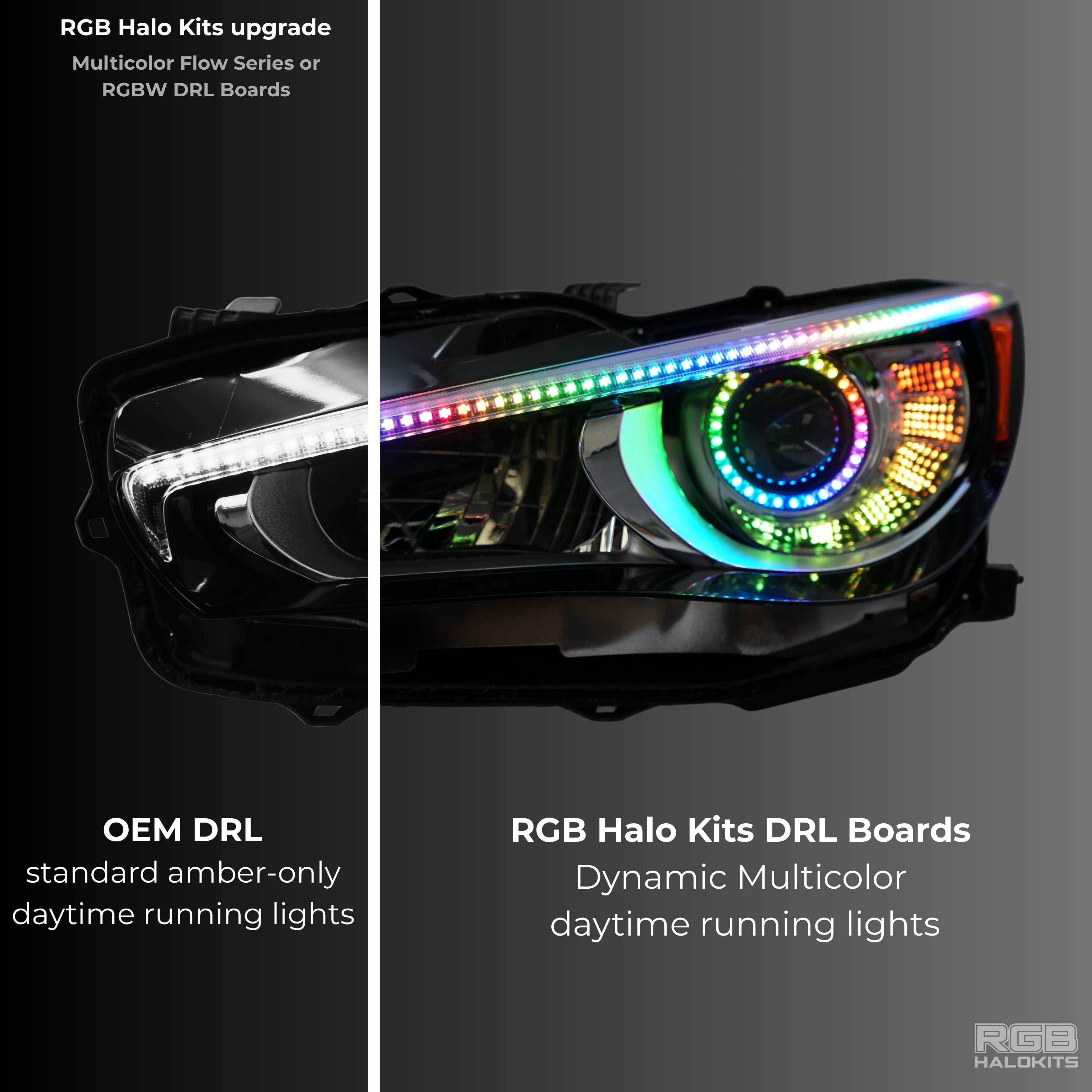 Infiniti Q50 Multicolor Flow DRL Boards (2014-2024)