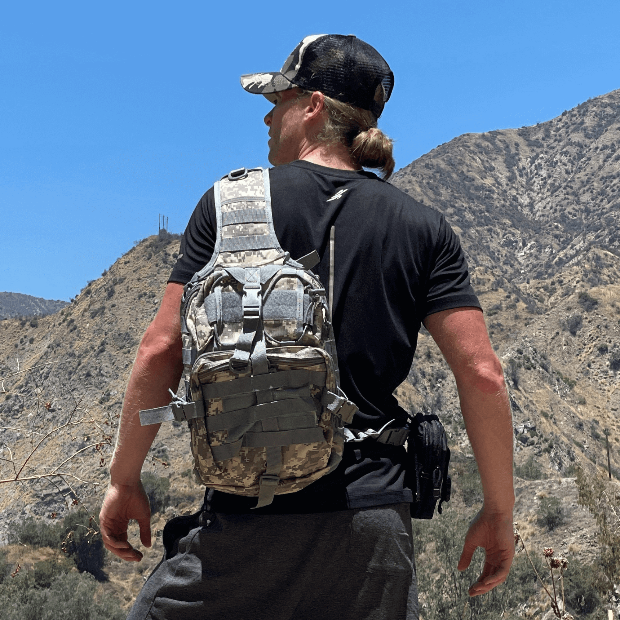 JupiterGear Tactical Military Sling Backpack 15L Shoulder Bag Molle Outdoor Daypack Backpack with Adjustable Strap