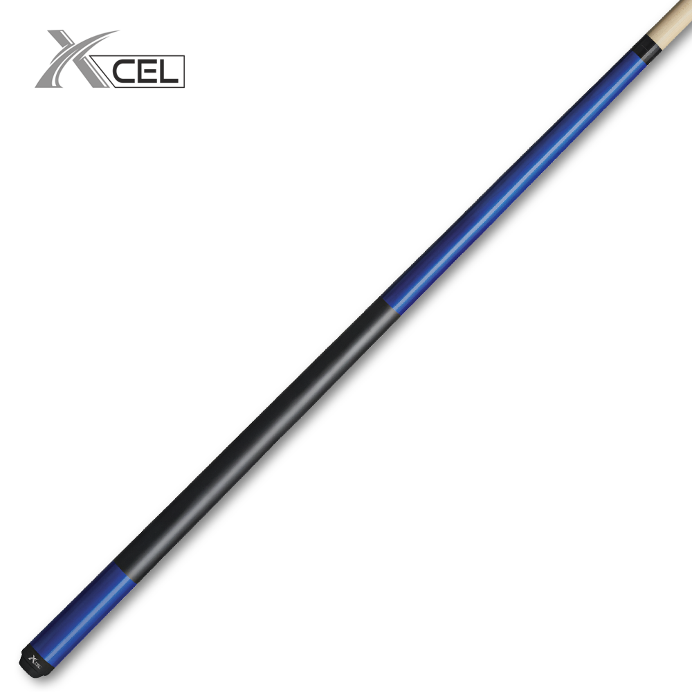 Xcel Colorful Cue with Matte Black Wrap
