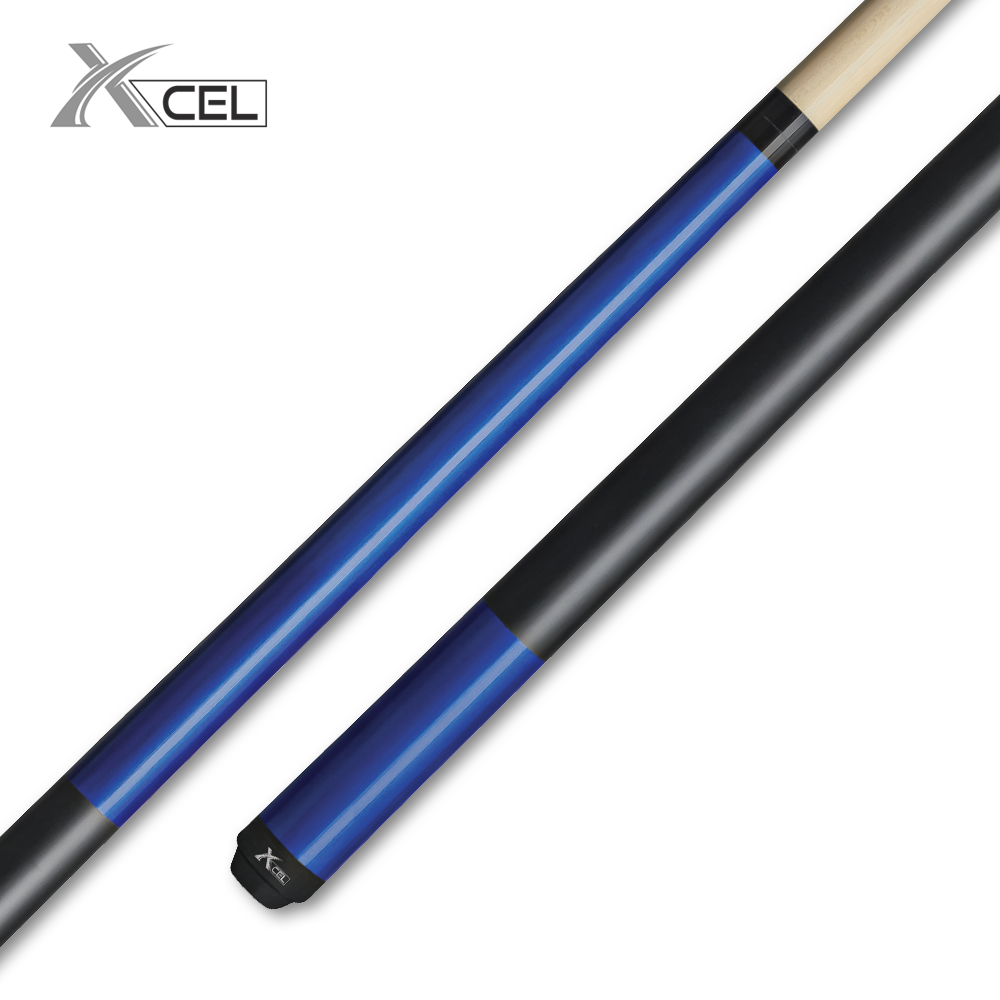 Xcel Colorful Cue with Matte Black Wrap