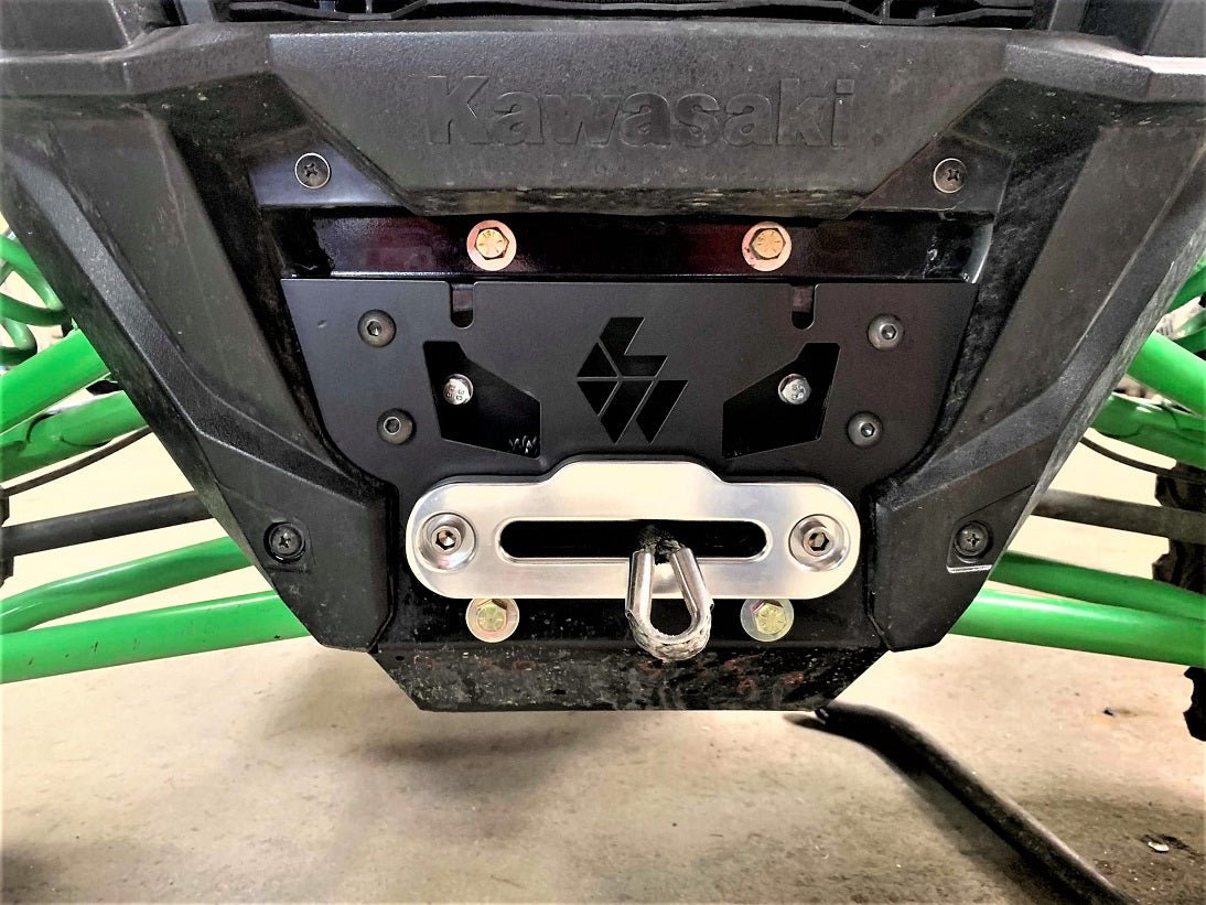 L&W Fab Winch Mount for Kawasaki KRX 1000