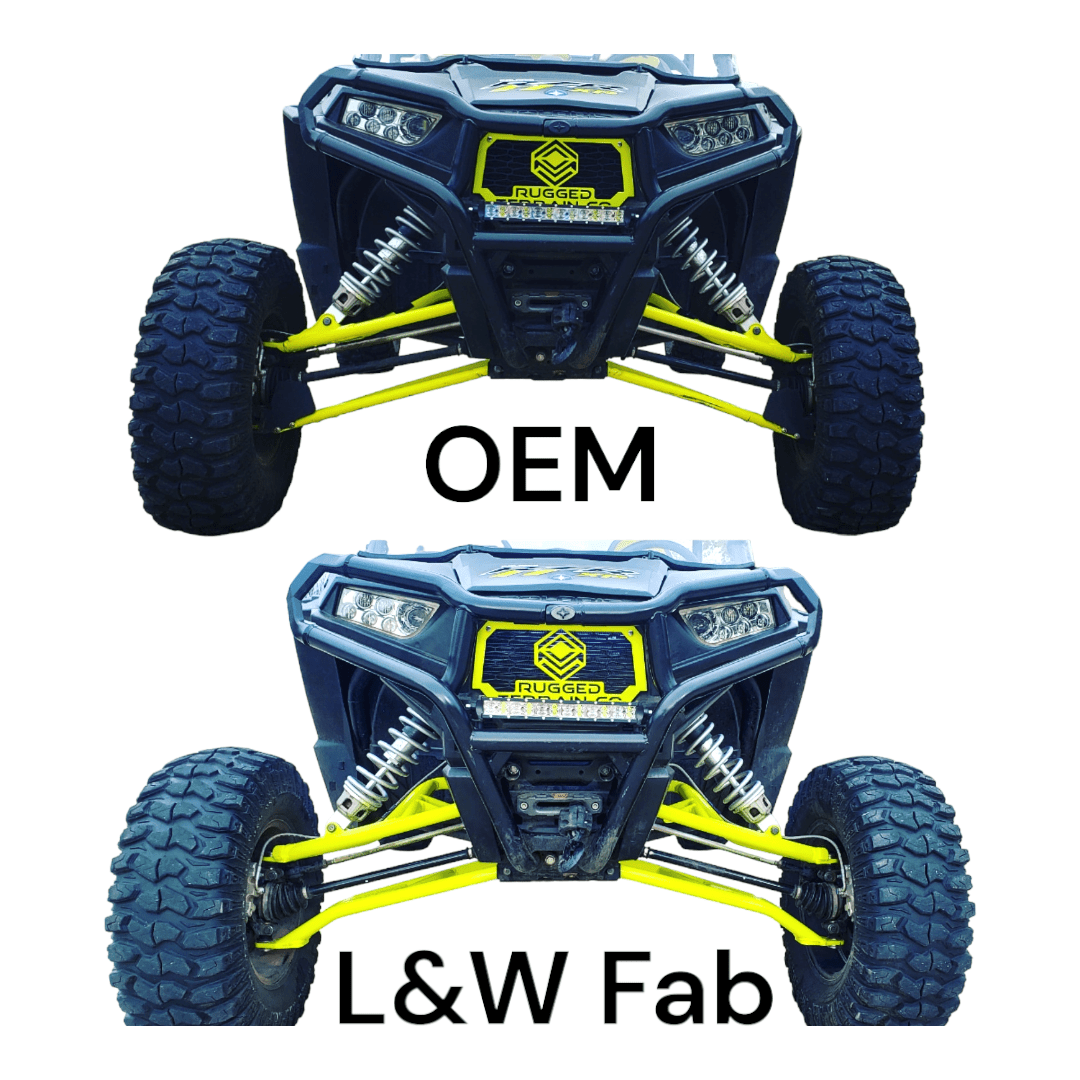 L&W Fab High Clearance A Arms for 2014-23 RZR XP 1000 / Turbo