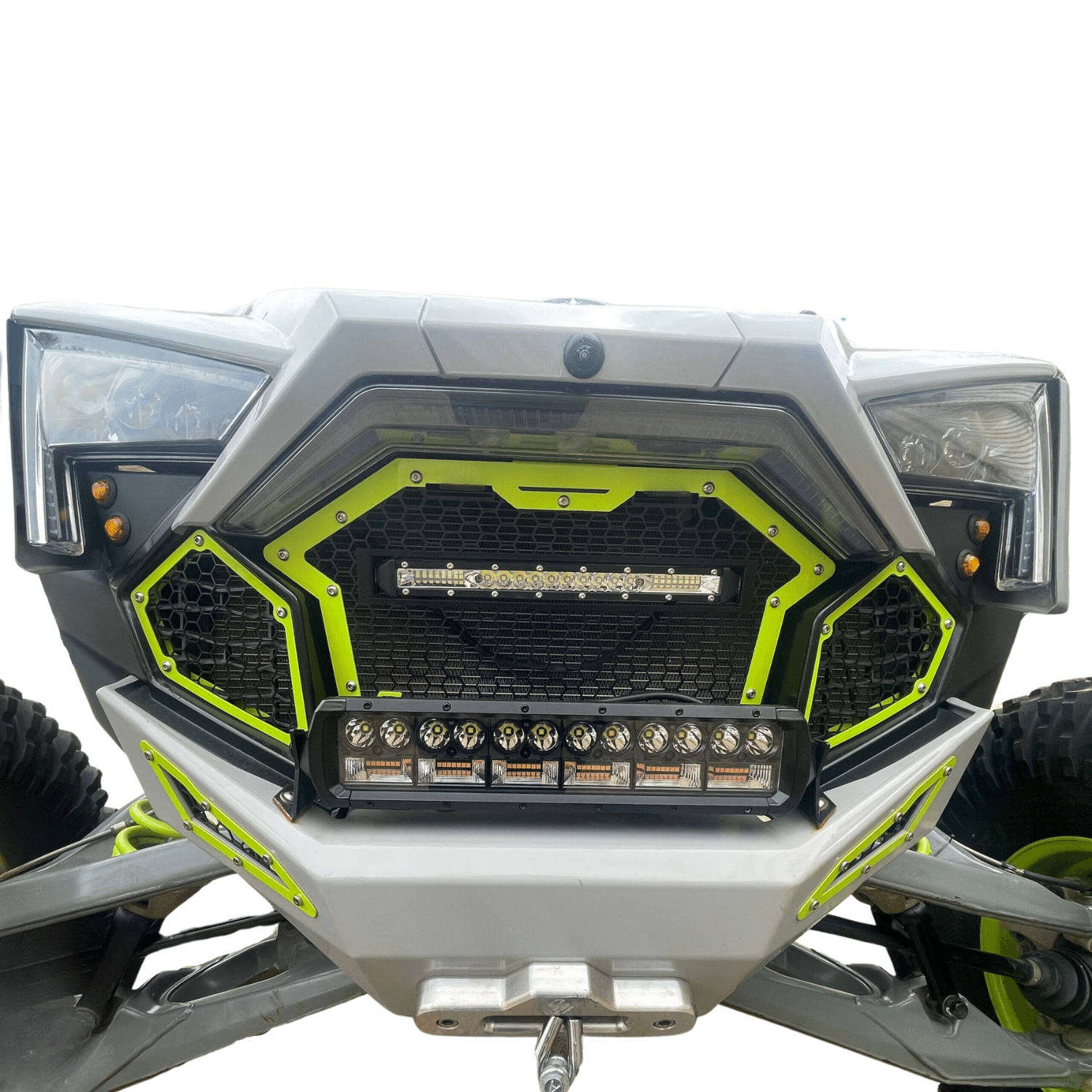 L&W Fab Front Grill with Light Bar for RZR Turbo R / Pro R / Pro XP
