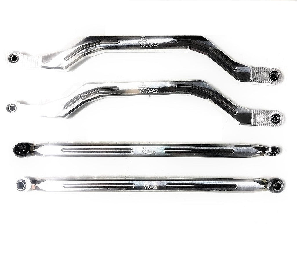 L&W Fab Adjustable High Clearance Radius Rods for RZR Turbo S