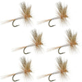 Light Cahill Classic Trout Dry Fly Fishing Fly - 6 Flies Size 16