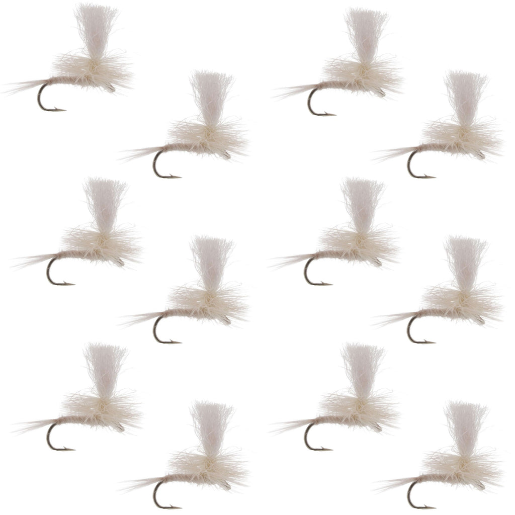 Parachute Light Cahill Classic Trout Dry Fly Fishing Fly - 1 Dozen Hook Size 14