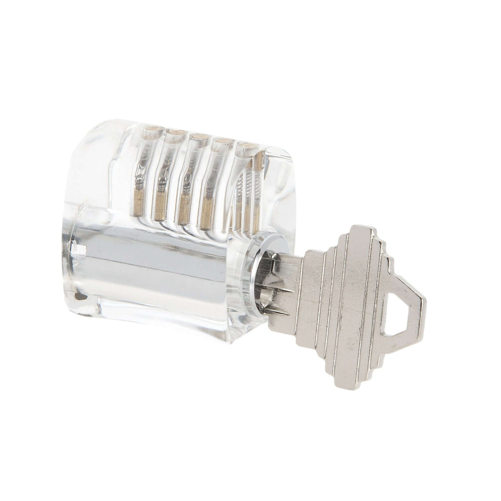 Dangerfield Clear Acrylic Practice Lock - Standard Pins - Medium difficulty