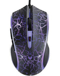 RAPOO V20S LED Optical Gaming Mouse Lighting Black - Upto3000dpi 16m