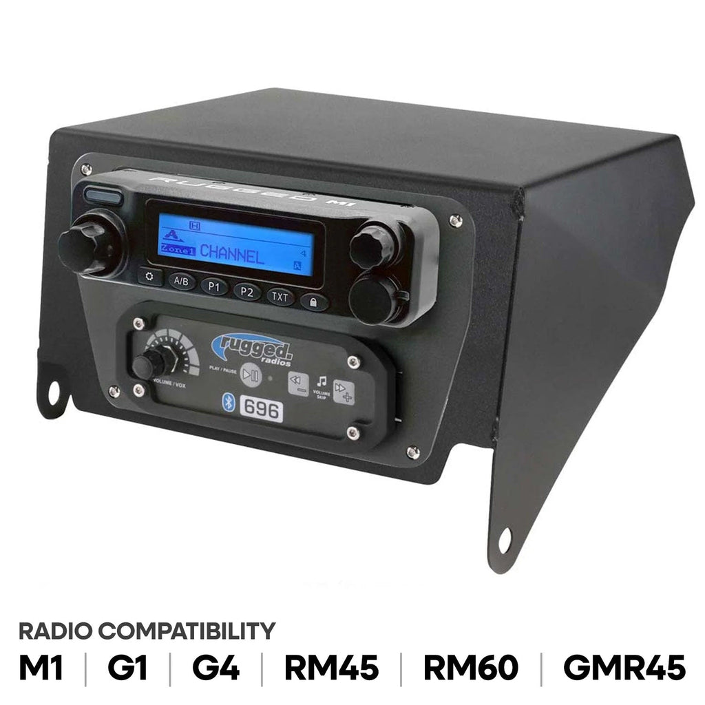 X3 Multi-Mount Kit - Top Mount - for Rugged UTV Intercoms and Radios - Kenwood TK7360