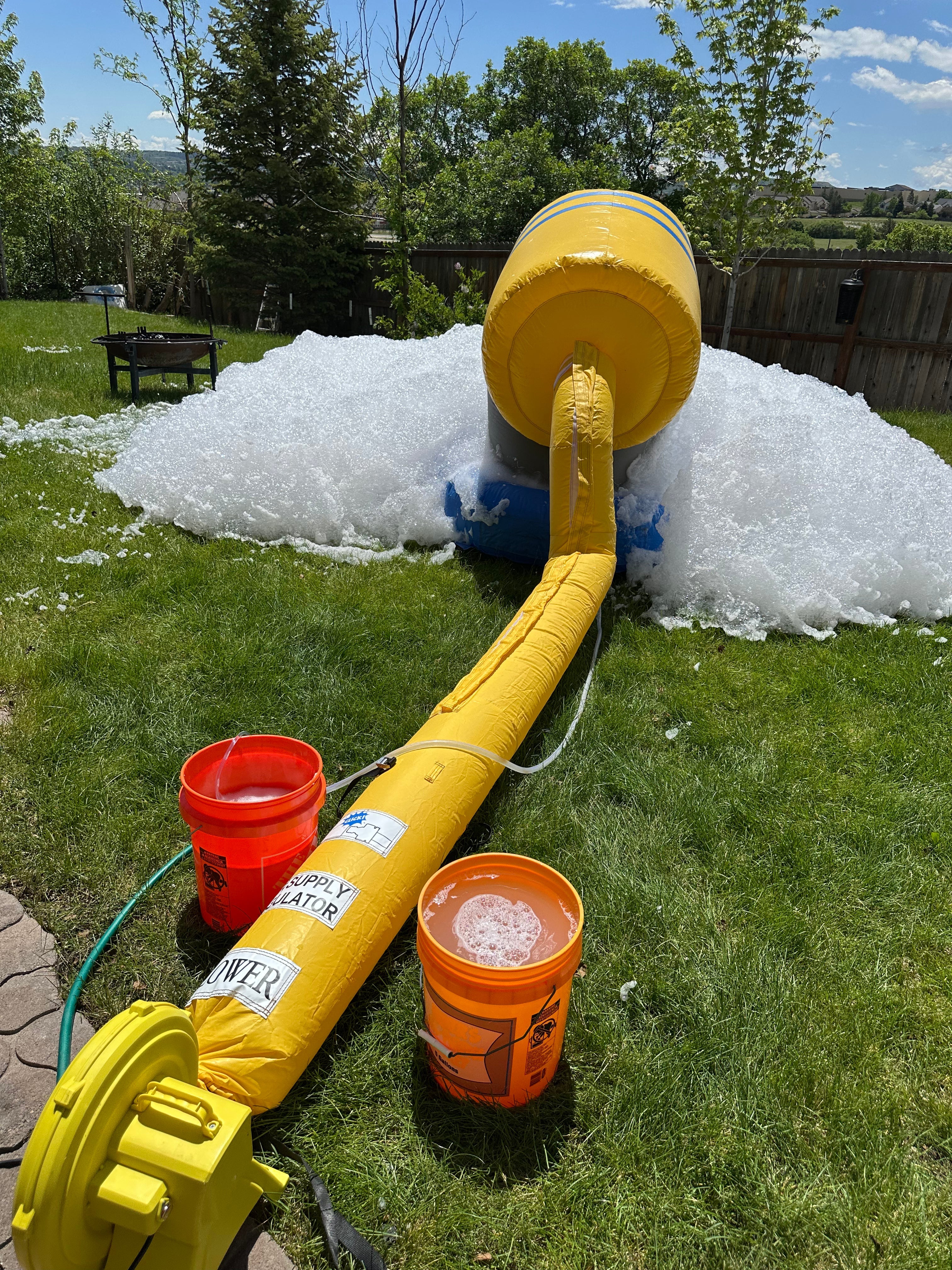 FOAM POWDER PACKS; 80 POWDER PACKS + free foam inflatable Bubble Unit