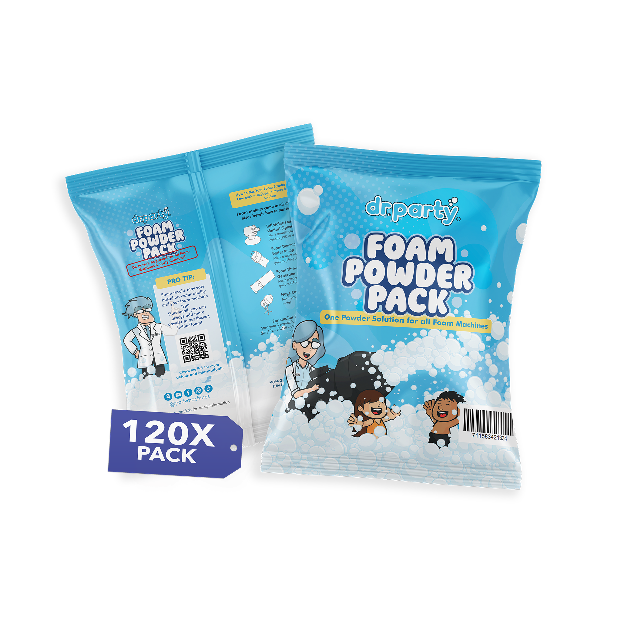 FOAM POWDER PACKS - Buy more - Works with FOAMO
