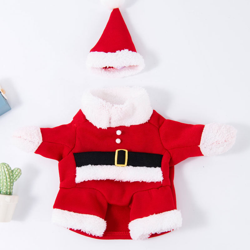 Dog costume Santa