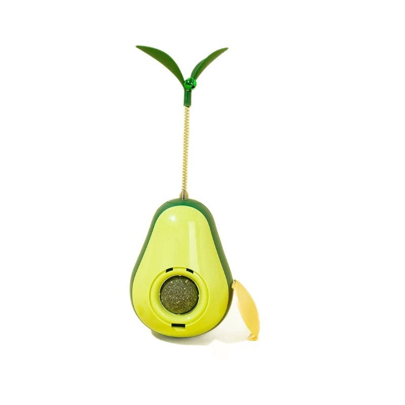 Cat Toy Avocado Tumbler & Catnip Ball Interactive