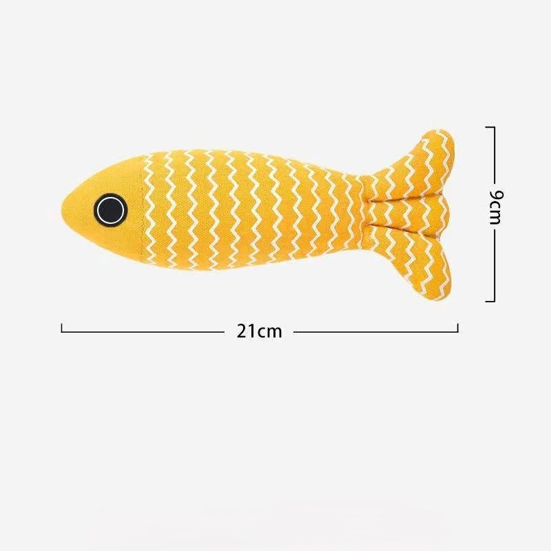 Catnip Fish Chew Toy for Cats
