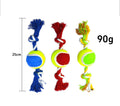 Dog Toy Rope Tennis Ball
