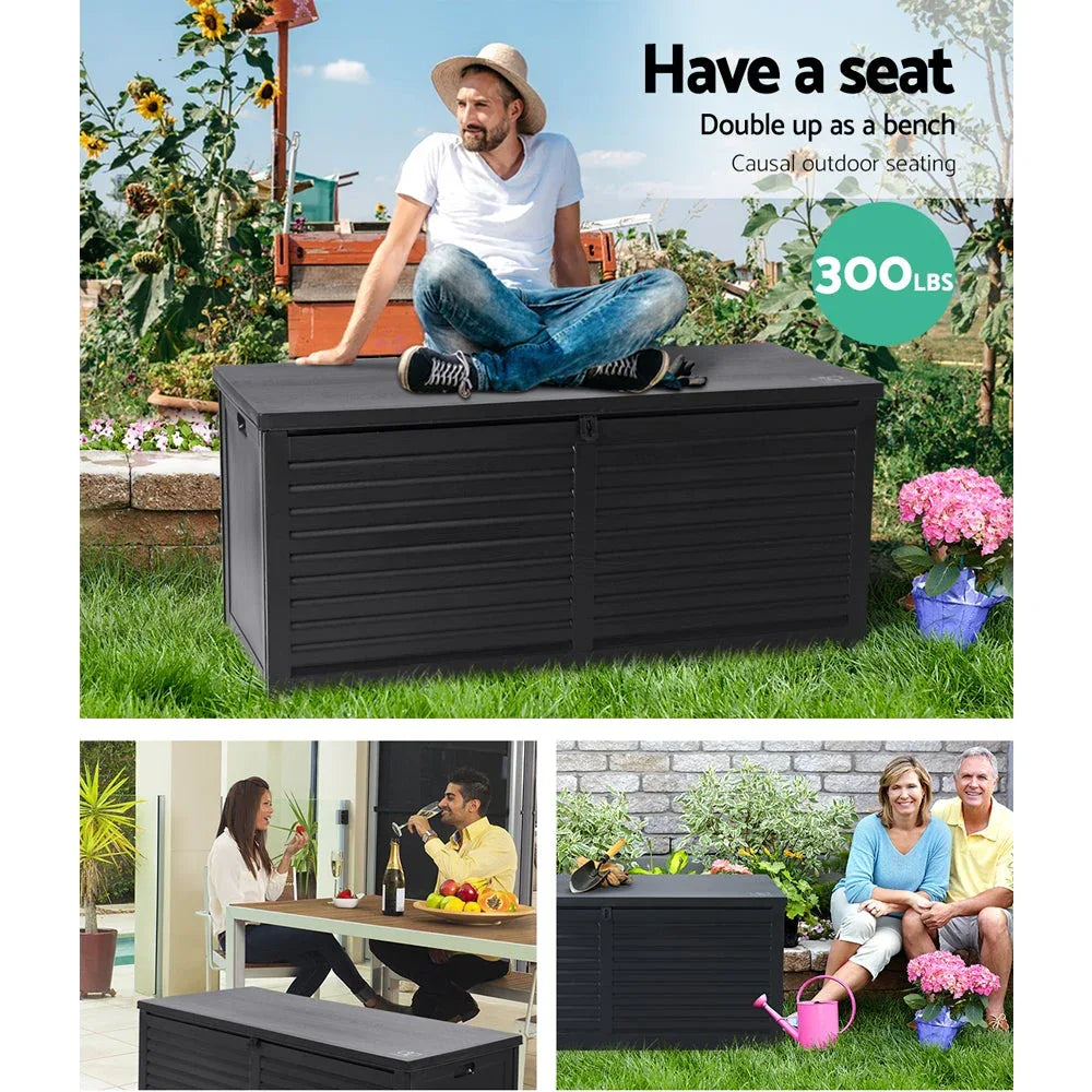 Gardeon Outdoor Storage Box Container Indoor Garden Toy Tool Sheds