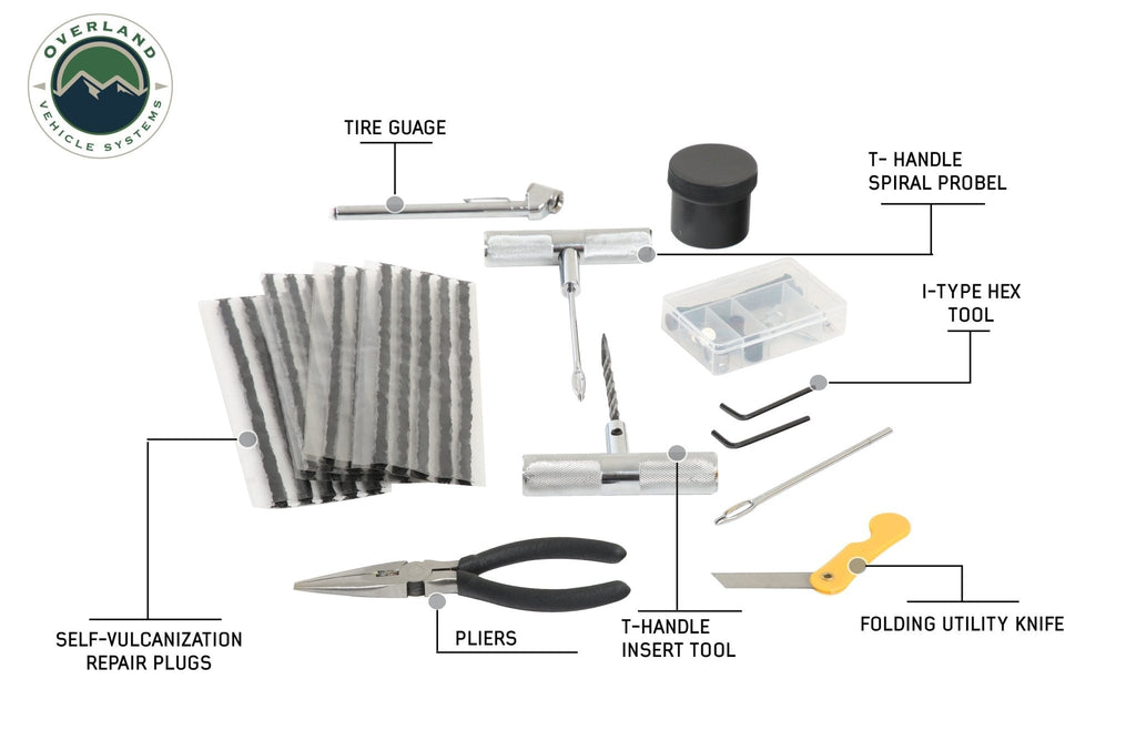 OVS 53 Piece Tire Plug / Valve Stem Repair Kit