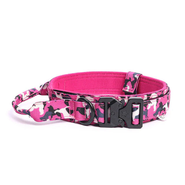 Tactical K9 Collar - Pink Camo